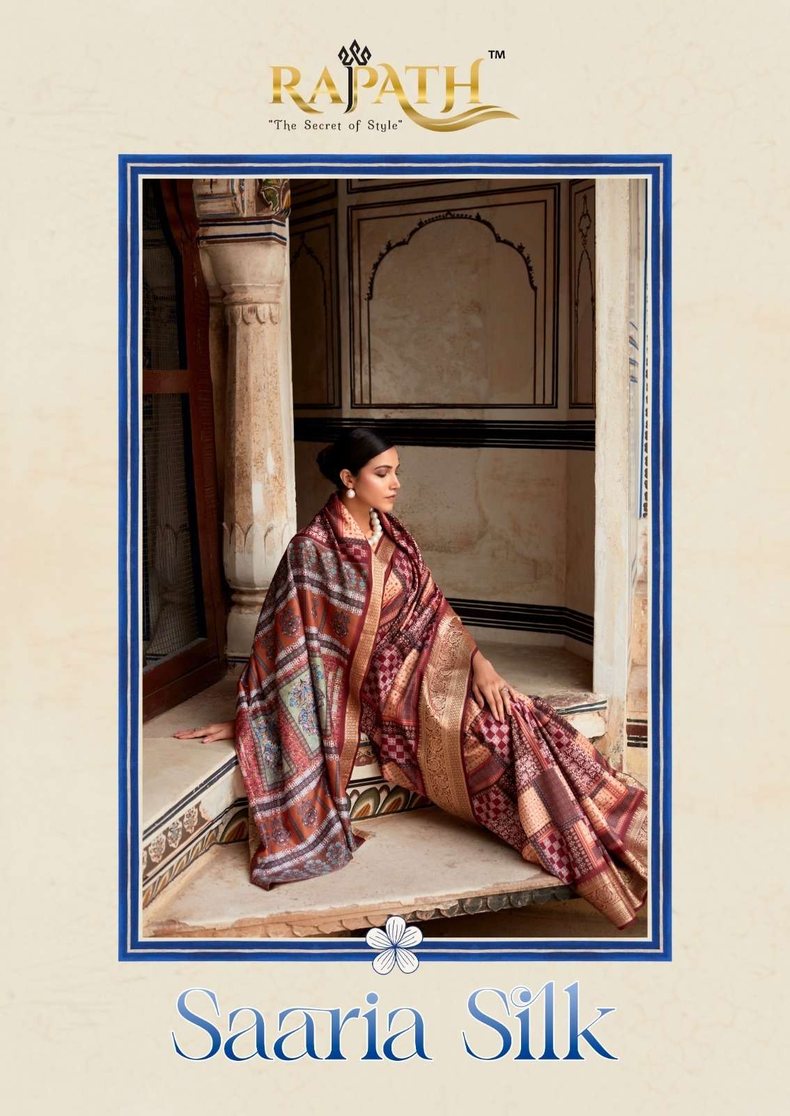 RAJPARH FABRICS FANCY AND BRANDED SAARIA SILK SOFT DOLA HAND...