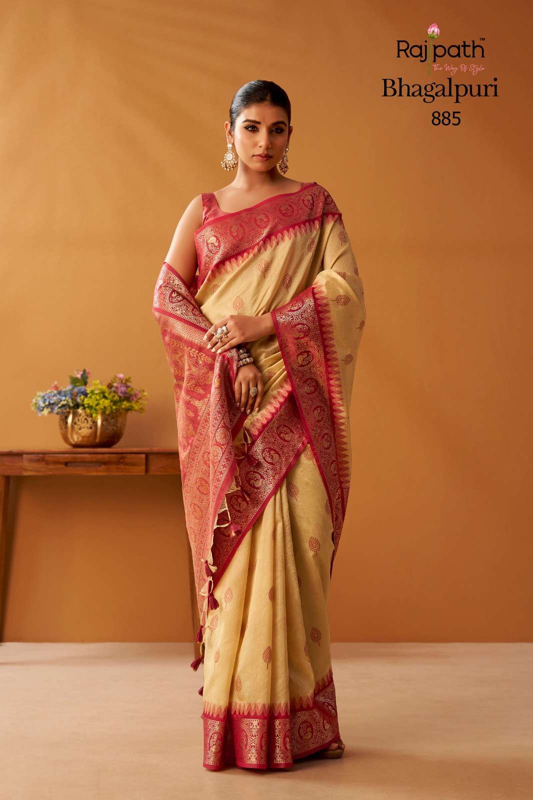 RAJPATH FABRICS NOVA TUSSAR EXTRAORDINARY AND MODAL FANCY CO...