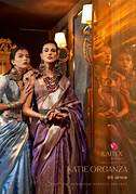 Rajtex Katie Orgnaza 317002 to 317006 Two Tone Handloom with...