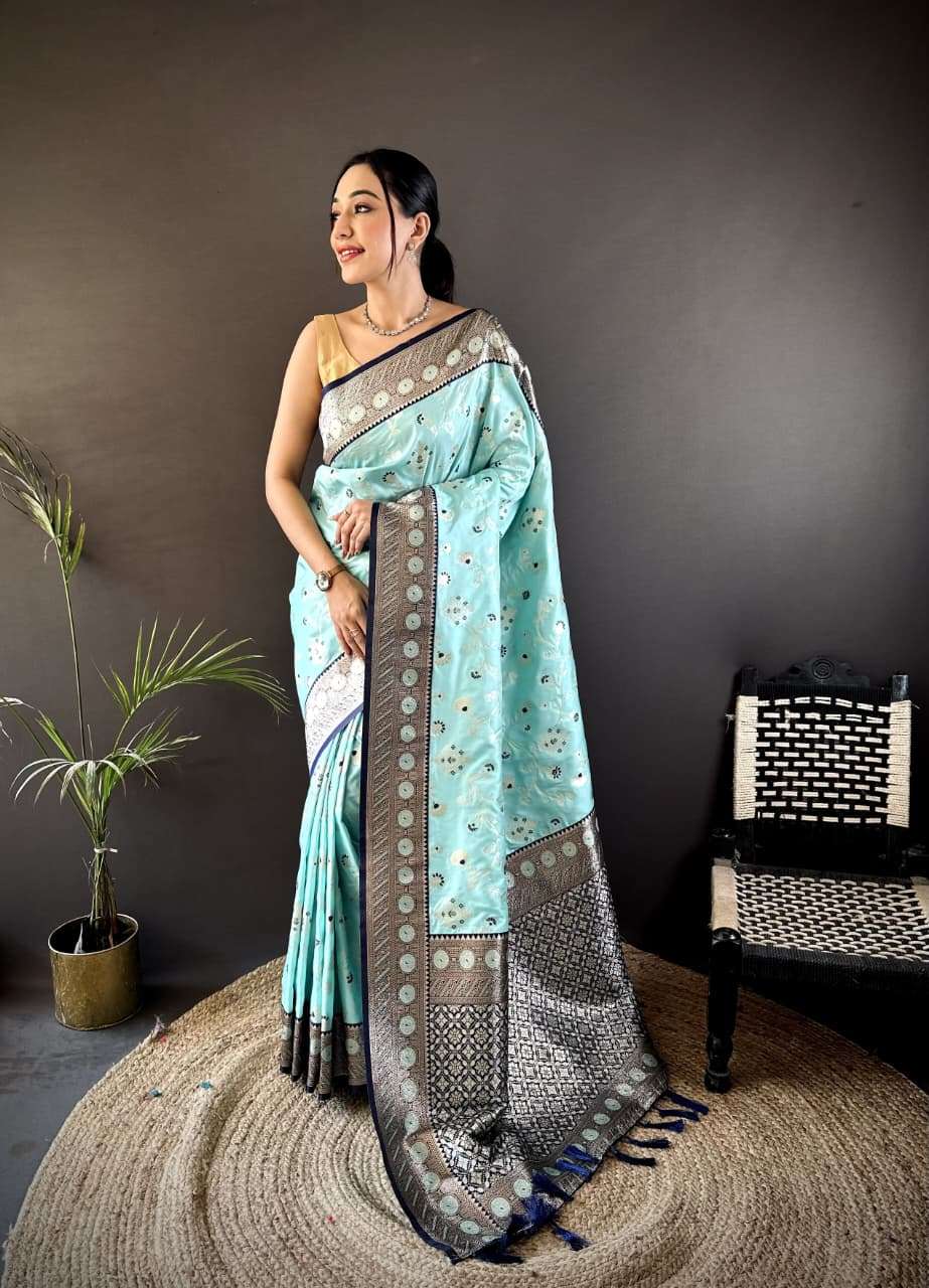 RAJWADA SOFT AND PURE CLASSIC SILK FANCY FABRIC PARTY WEAR S...