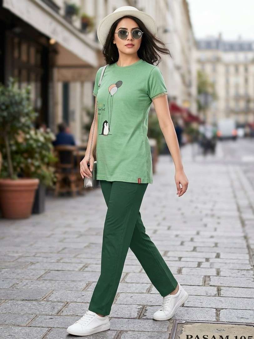 RASAM VOL 02 TENSIL FABRIC WOMEN TSHIRT PANT TREND 2 PIECE S...