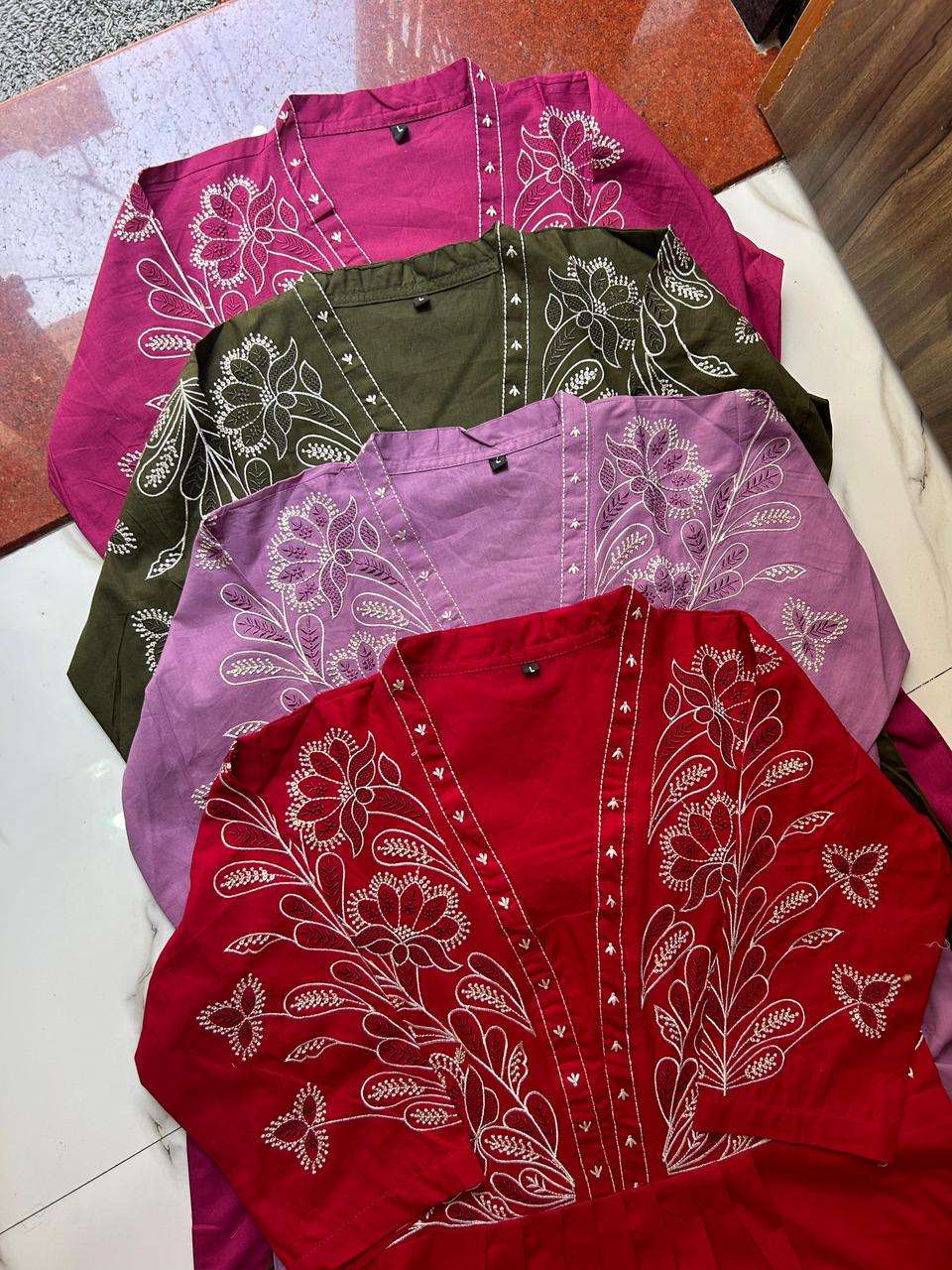 RAUND KURTIS WITH PLAZO AT CORD SET REGULAR FASHION INDIAN O...