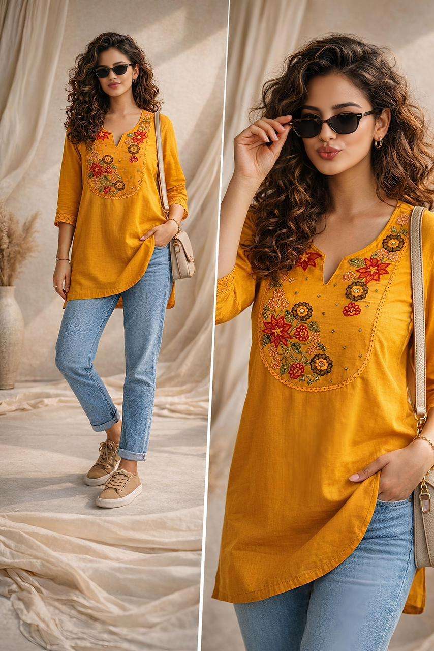 RAYON 22KG SHORT TUNIC NECK WORK FULL KURTI LOVE GIRL BUY SU...