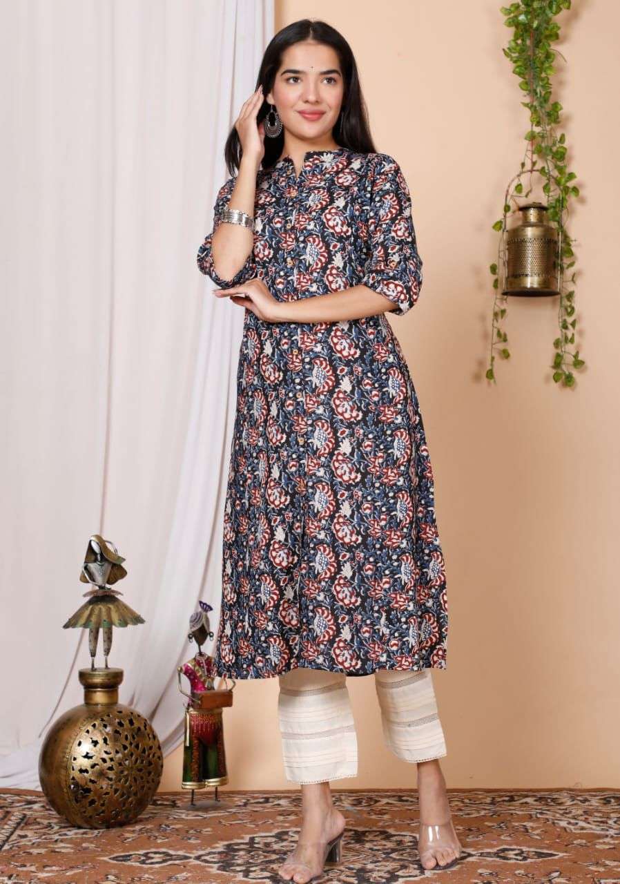 RAYON ALINE KURTI ONE SIDE POCKET OFFICE PERFECT WHOLESALER ...