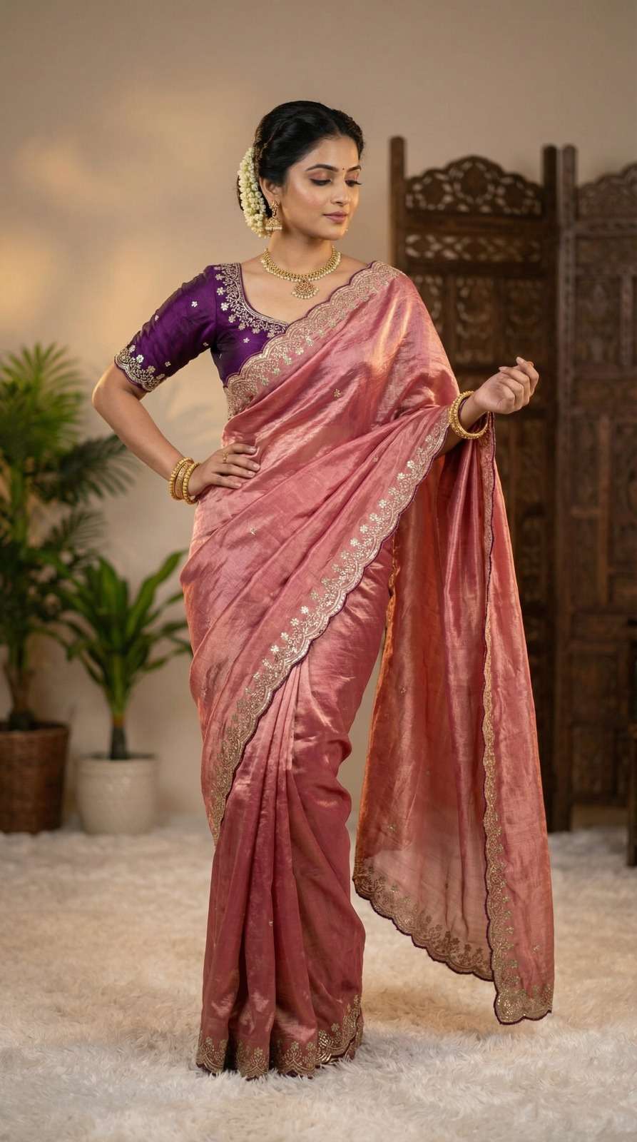 sana New Arrivals Very soft & elegant rich look fancy satin ...