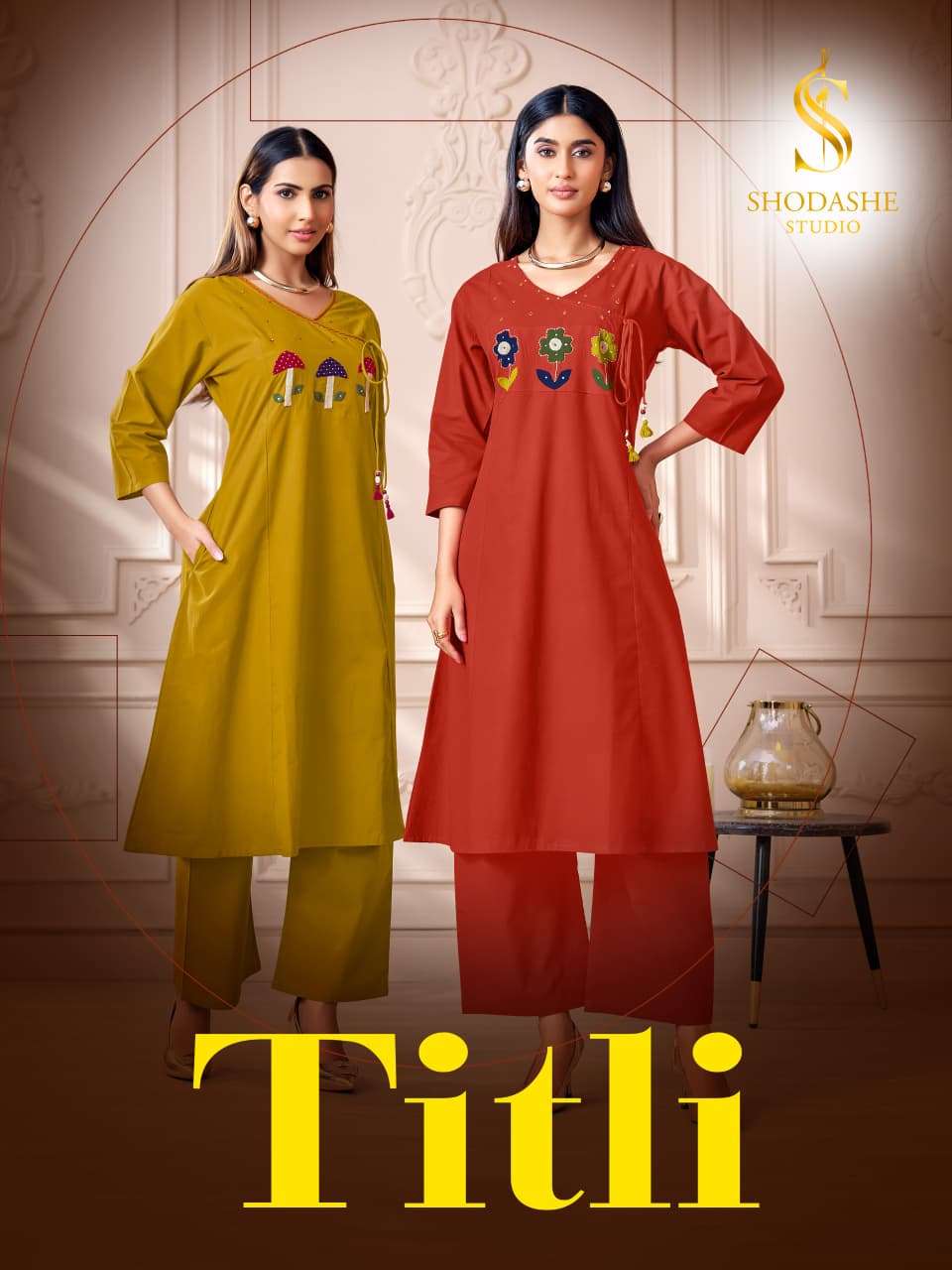 SHODASHE STUDIO TITLI TRADITIONAL MODERN TWO PIECE PRINCESS ...