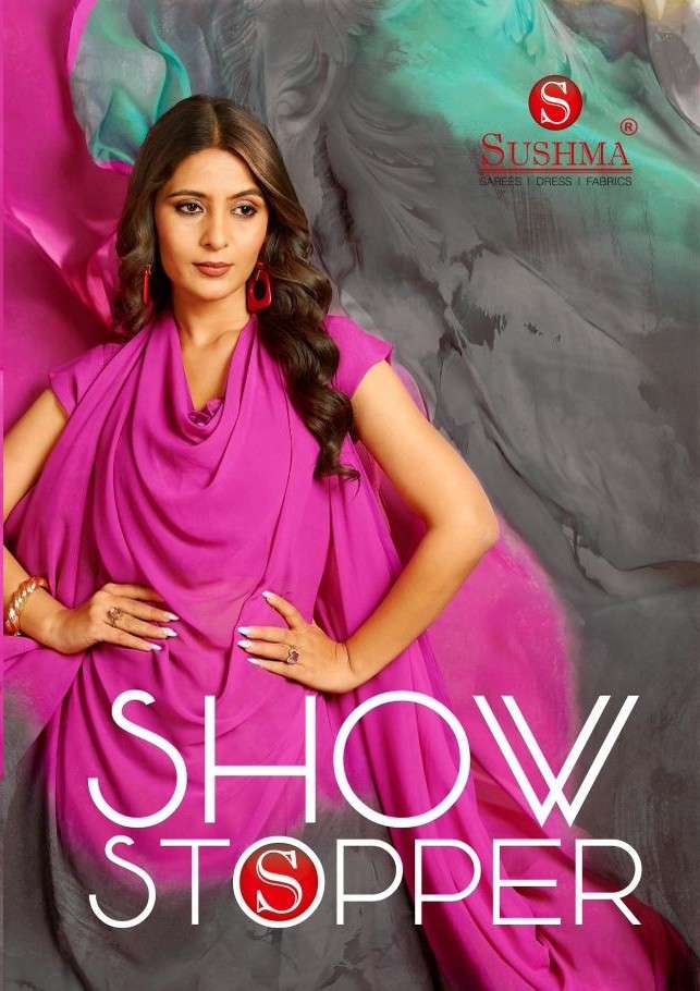 SHOW STOPPER CATALOG FANCY DIGITAL PRINTED WEIGHTLESS SAREES...