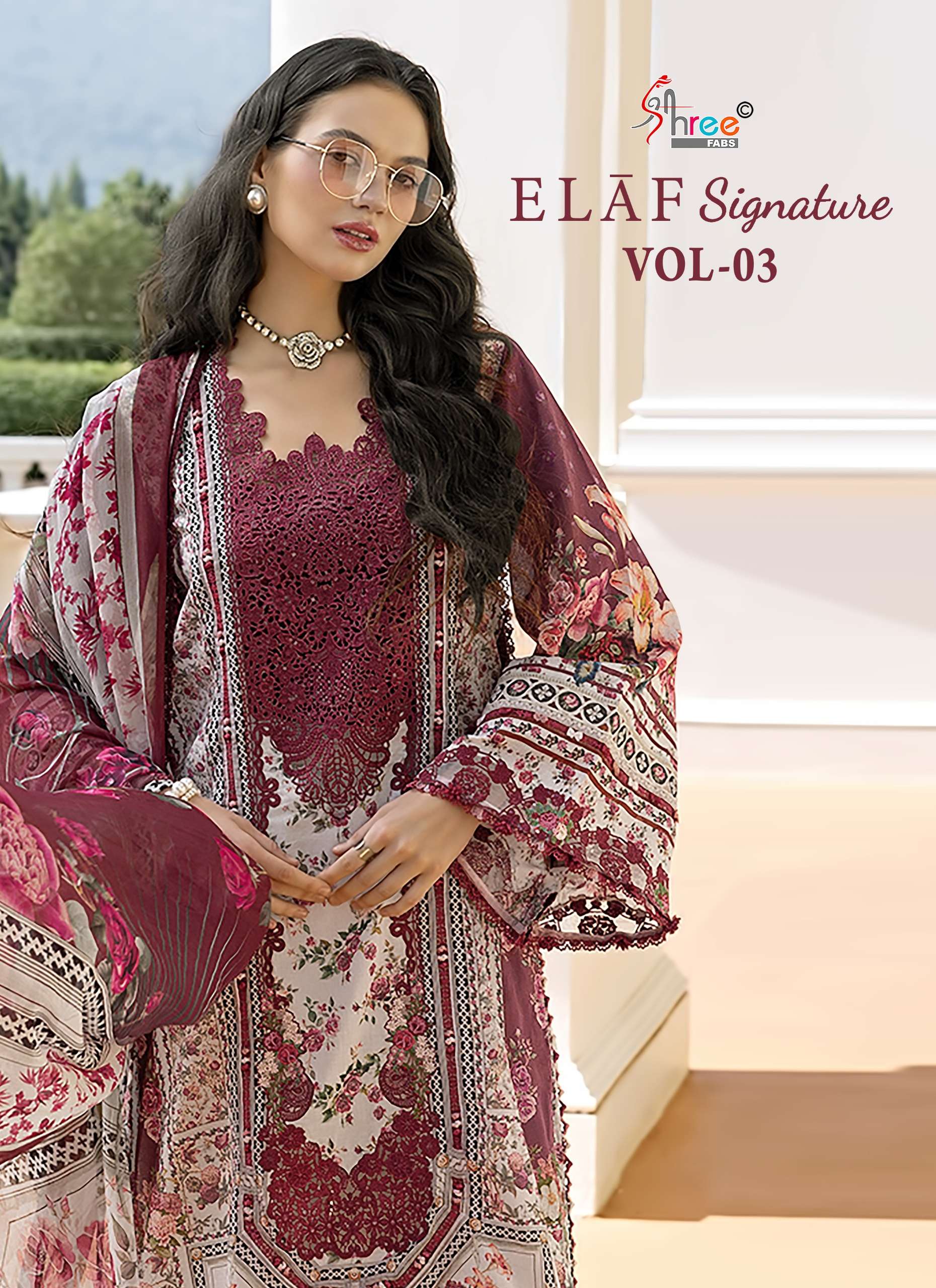 SHREE FABS ELAF SIGNATURE VOL 3 COTTON PRINT WITH EXCLUSIVE ...