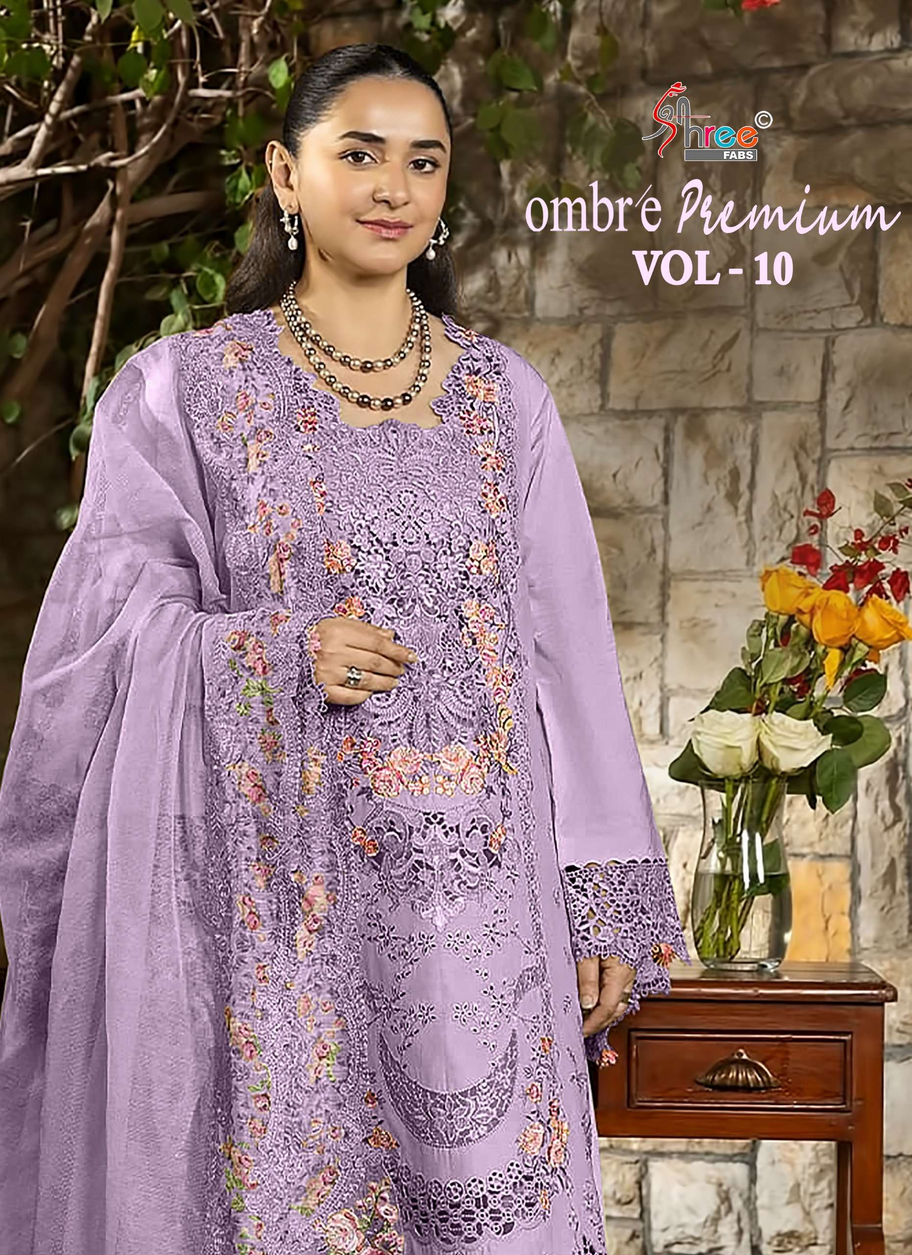 SHREE FABS OMBRE PREMIUM VOL 10 4313 & 4316 COTTON HEAVY DES...