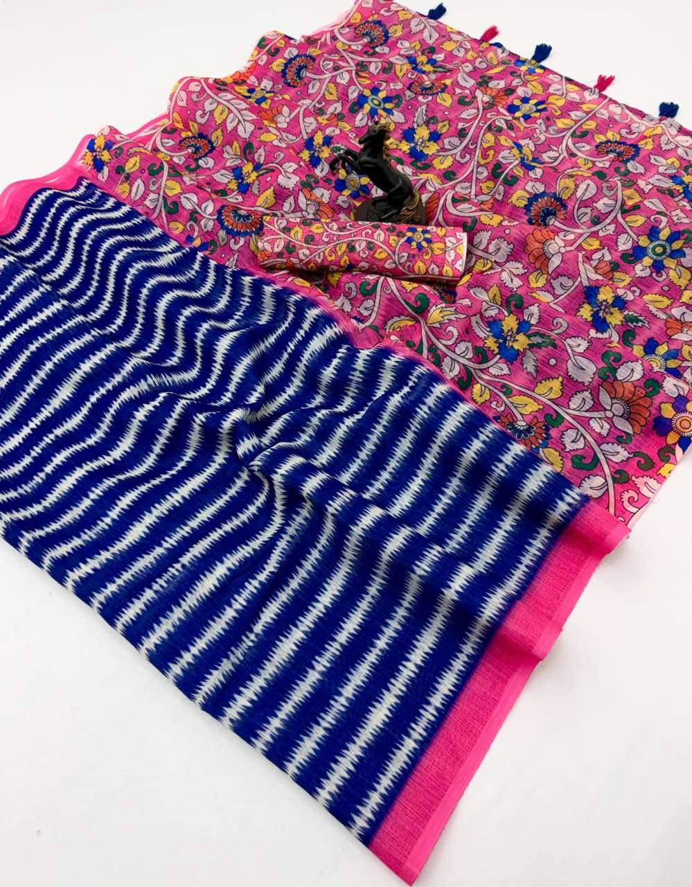 SOFT AND BEAUTIFUL LINEN COTTON FANCY FABRIC WITH  BEAUTIFU...