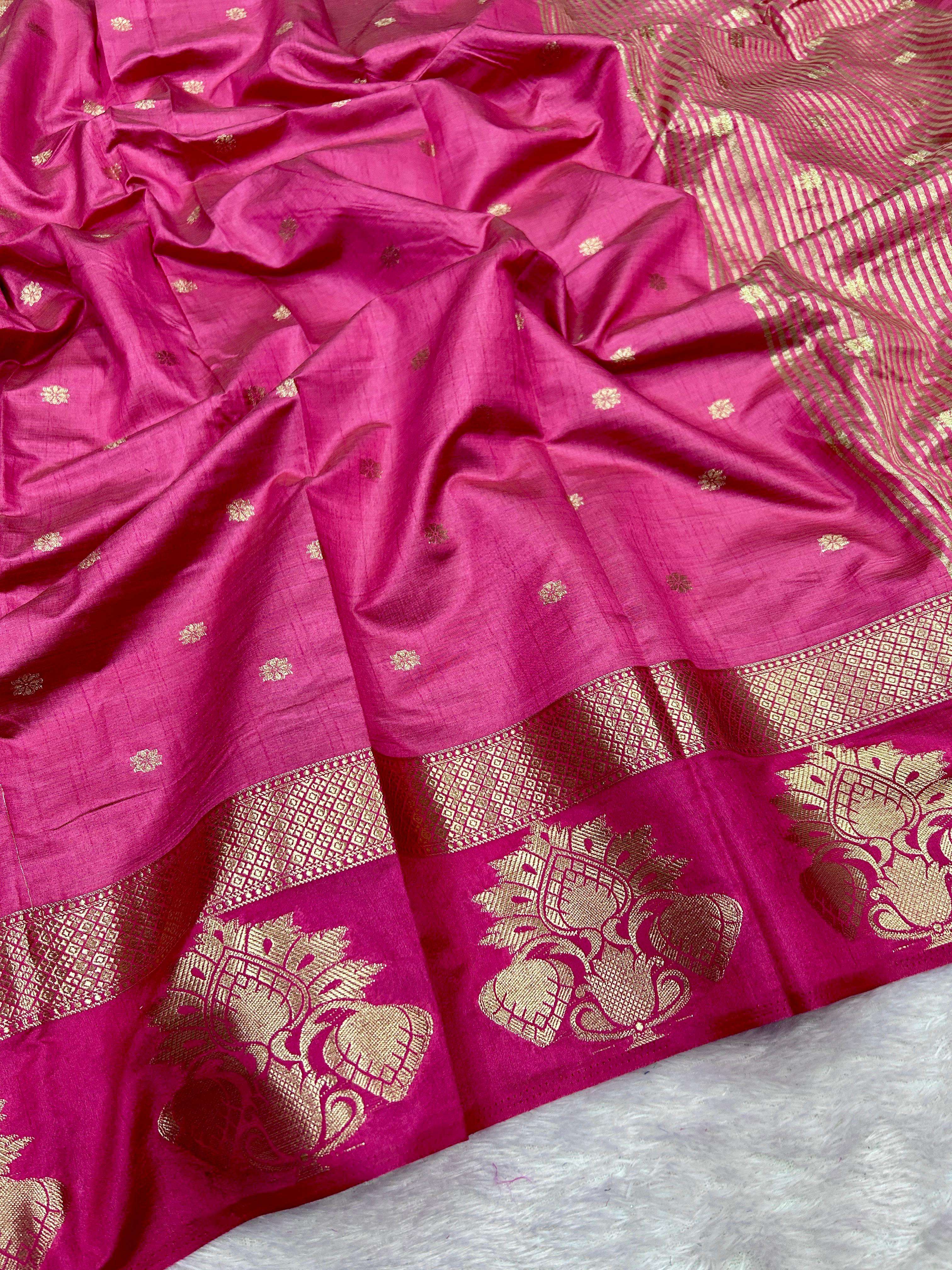 Soft and fancy Tusser silk fancy fabric with beautiful print...
