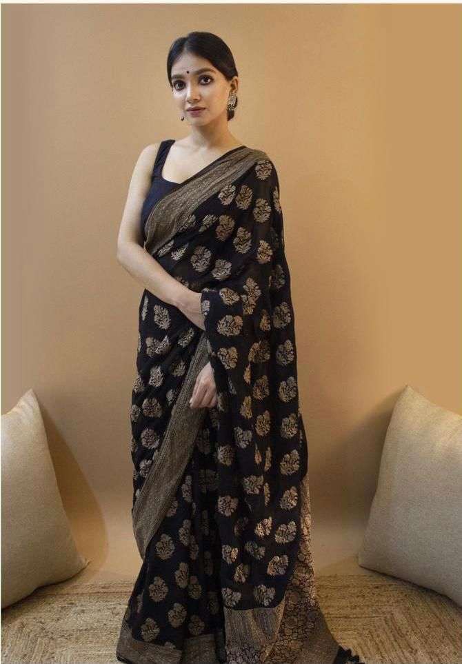 SOFT LICHI DRAPED IN ELEGANCE AND TRADITION COLLECTION WHOLE...