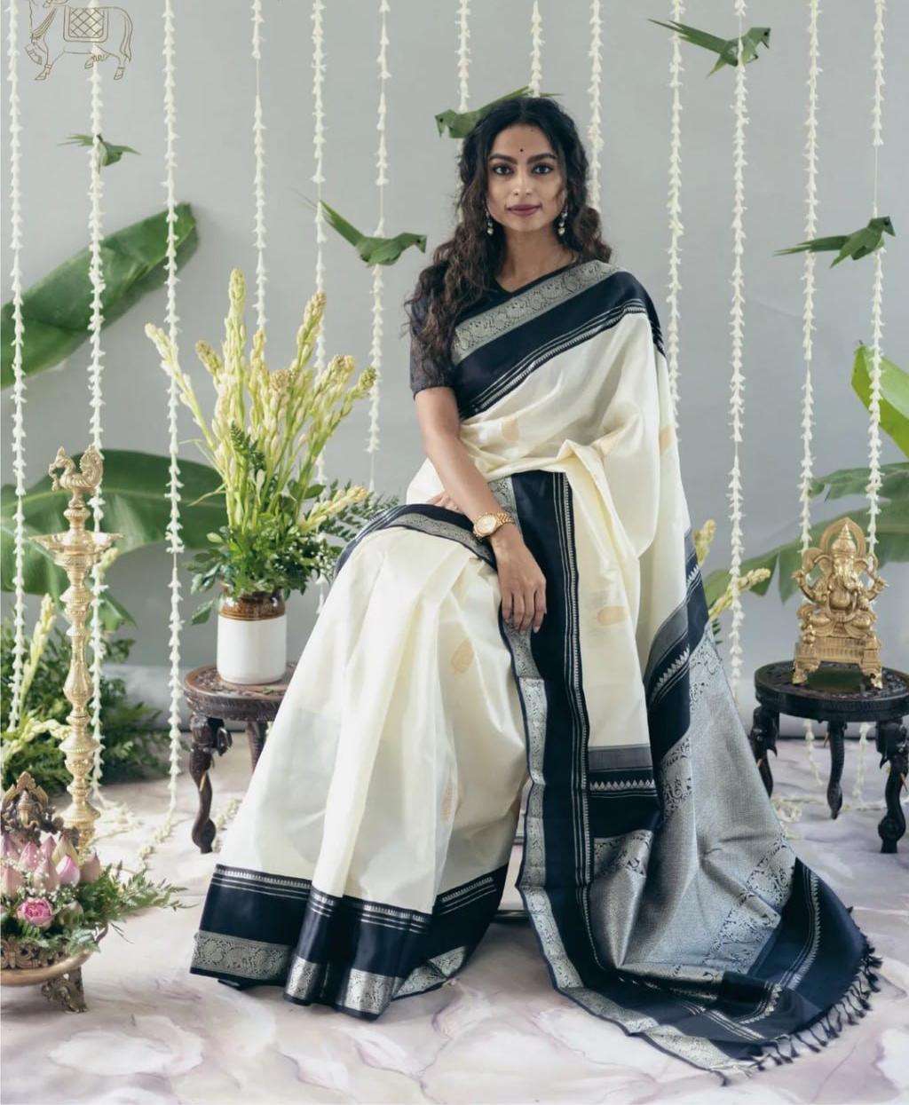 SOFT LICHI DRAPED IN ELEGANCE AND TRADITION COLLECTION WHOLE...