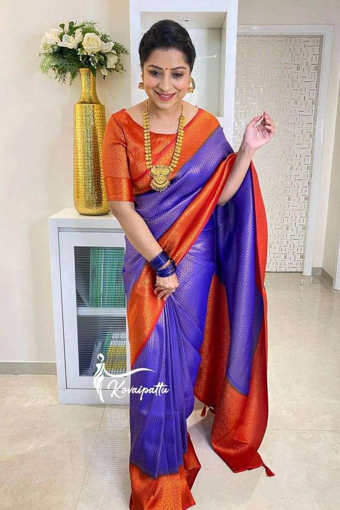 SOFT LICHI FABRIC FANCY SILK WITH UNVEIL AND ADORN SAREE RES...