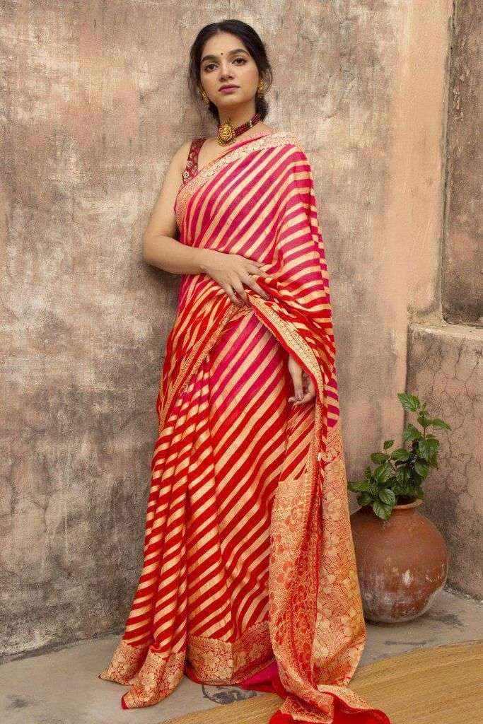 SOFT LICHI SILK SYMPHONY ELEGANCE DRAPED IN DIVINE REGULAR W...