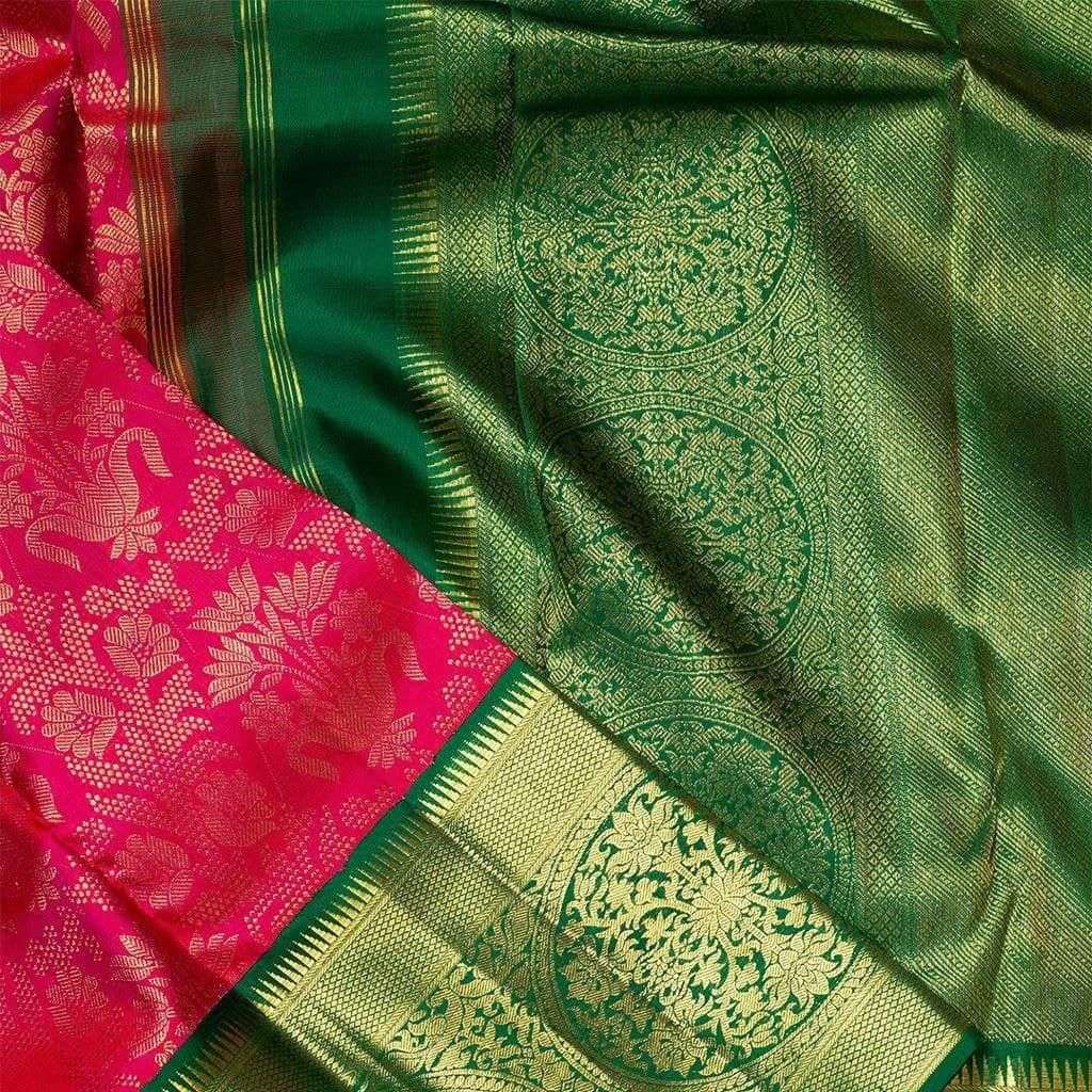 SOFT RADIANT LICHI SILK SUPER FABRIC BEAUTIFUL RICH PALLU R...