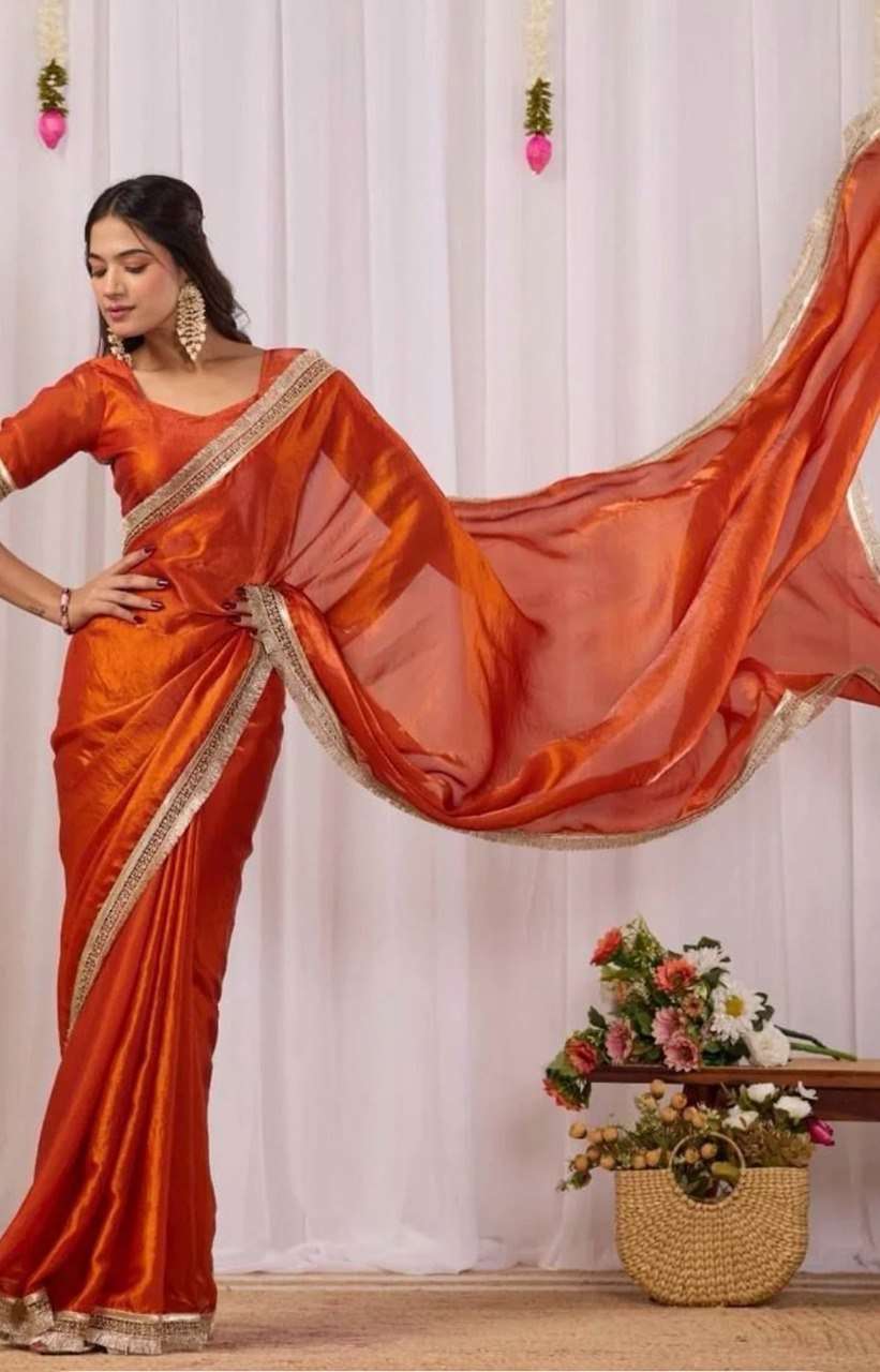  soft Two tone Space silk fancy and poised saree reseller in...