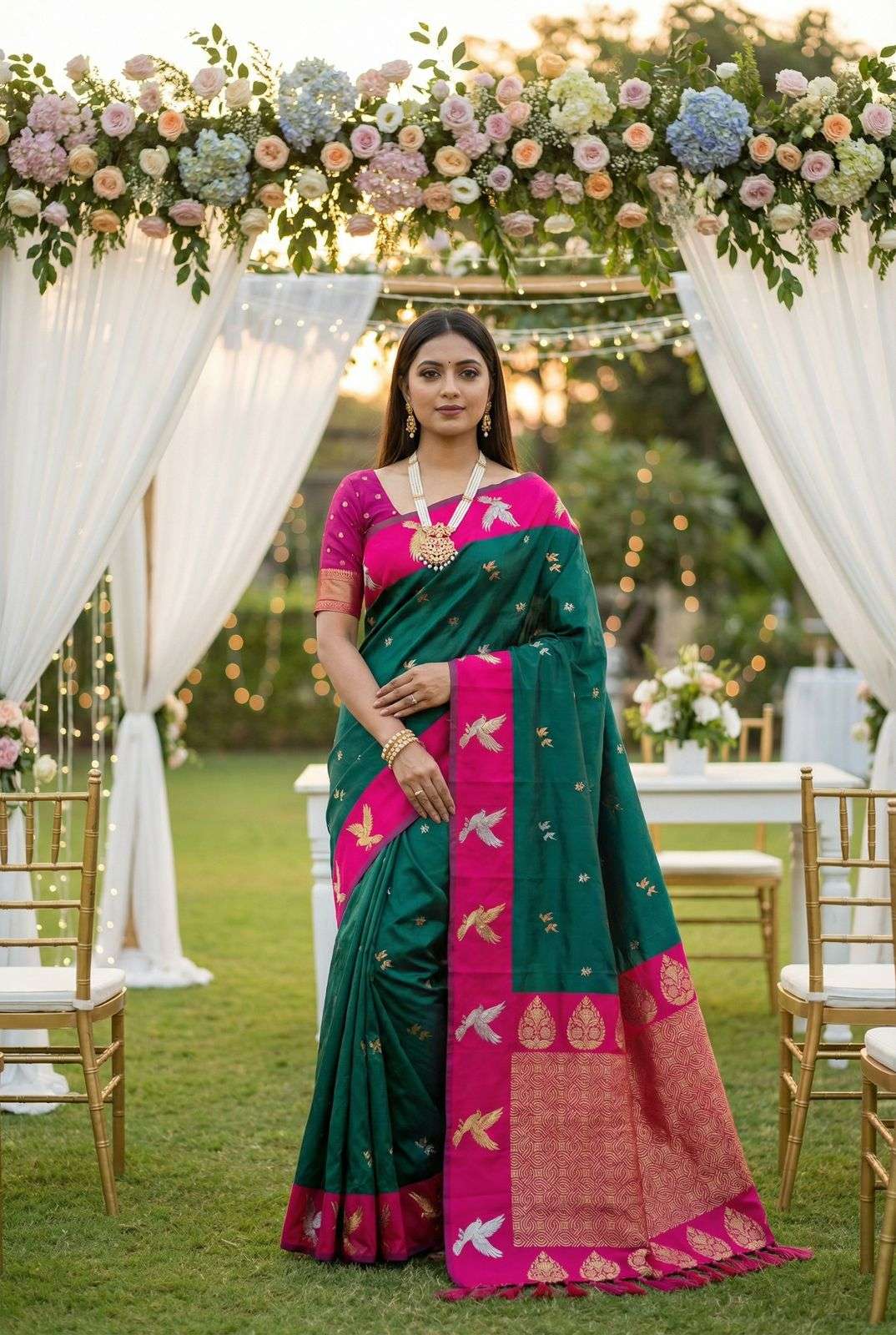 sonpari New Launch Soft Premium and original silk fabric wit...