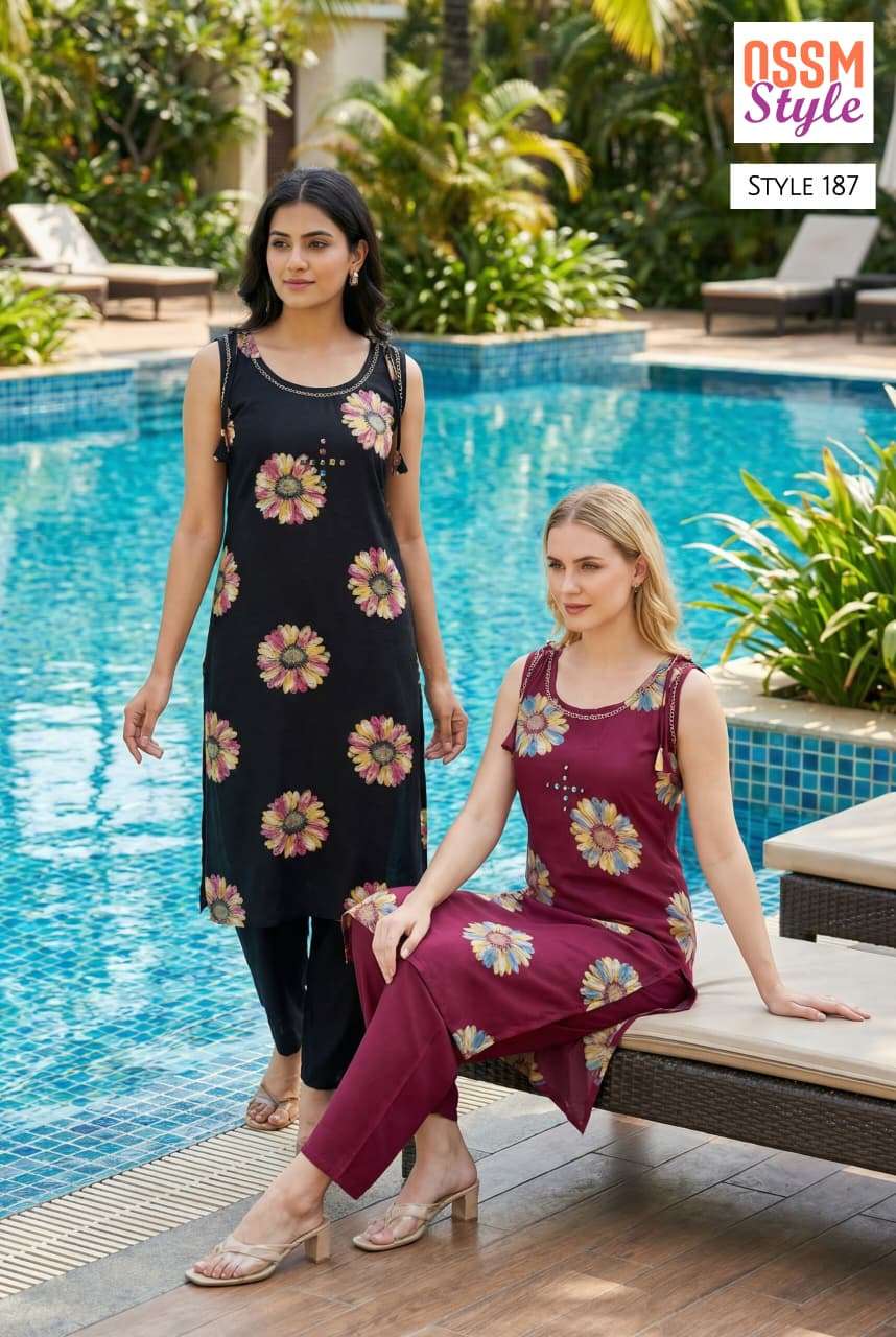 STYLE 187 188 AND 211 RAYON 24KG DISCHARGE PRINT CORD SET TR...
