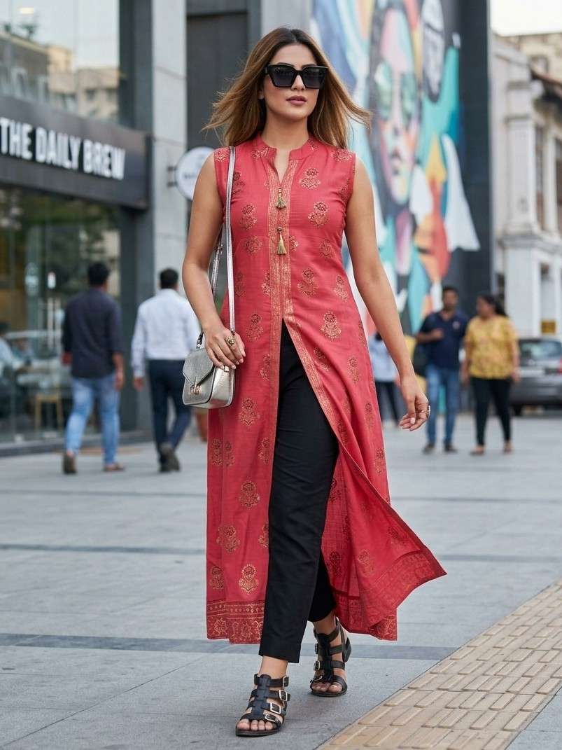 SUMMER COOL CENTRE CUT ONLY KURTI FASHION FOR WOMEN REGULAR ...