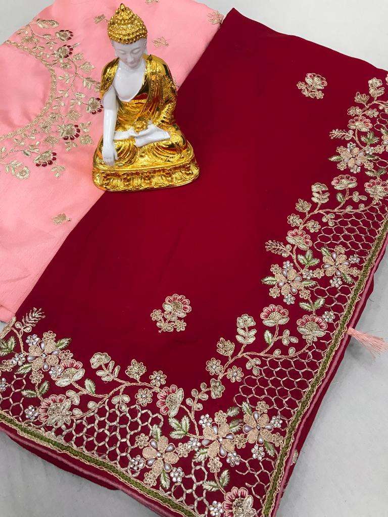  SUNDARI DESIGNER SUPER SOFT CREAP FABRIC SAREE RESELLER IN ...
