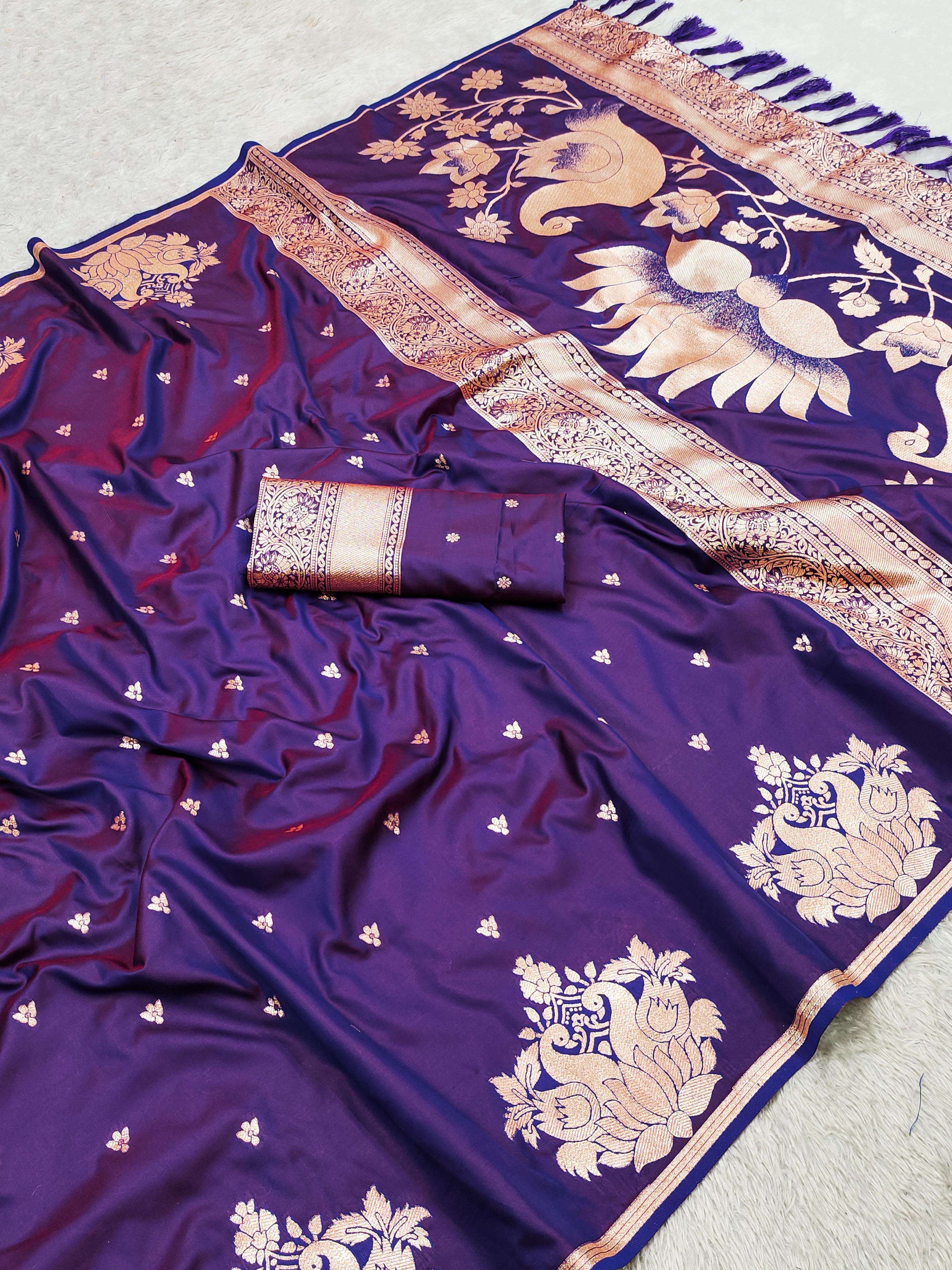 Super Hit and trending Rajlaxmi Paithani Soft Banarasi silk ...