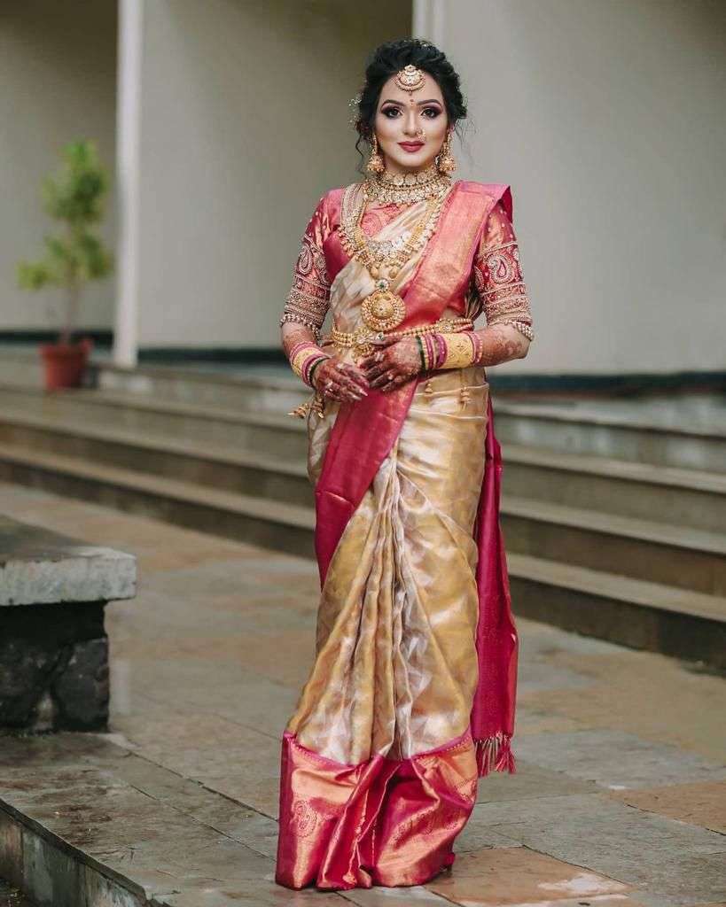 SUPER SOFT AND PURE LICHI SILK FABRIC GOOD QUALITY SAREE RES...