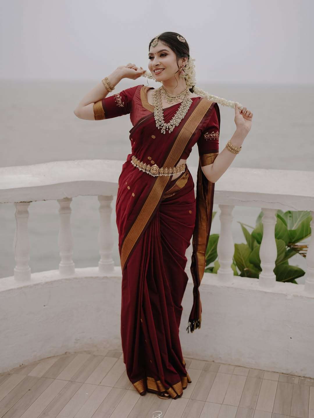  SUPER SOFT AND SHINY LICHI SILK FABRIC PARTY WEAR SAREE RES...