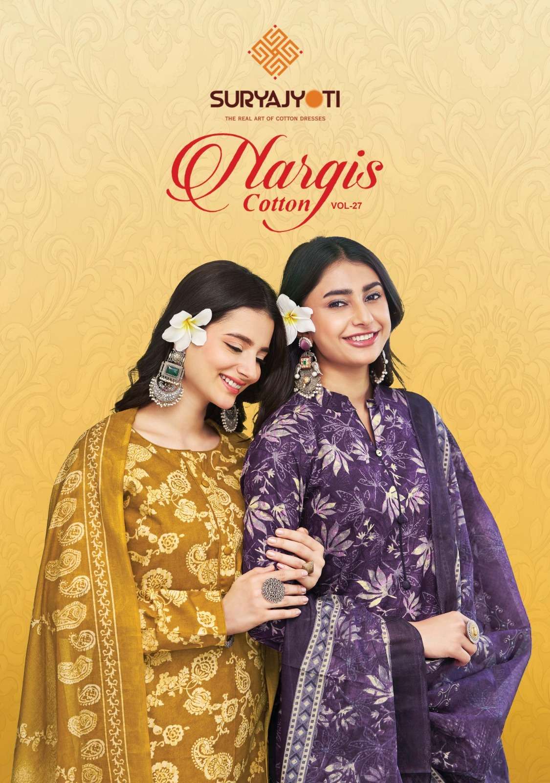 SURYAJYOTI NARGIS VOL 27 COTTON PRINTED SALWAR SUIT FANCY NE...