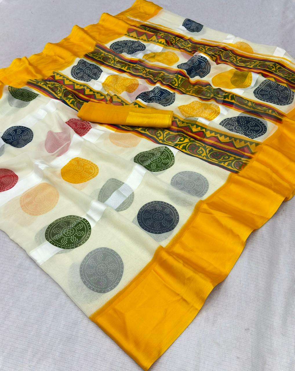 tapi 3 Weightless Satin fancy and soft fabric with regal pat...
