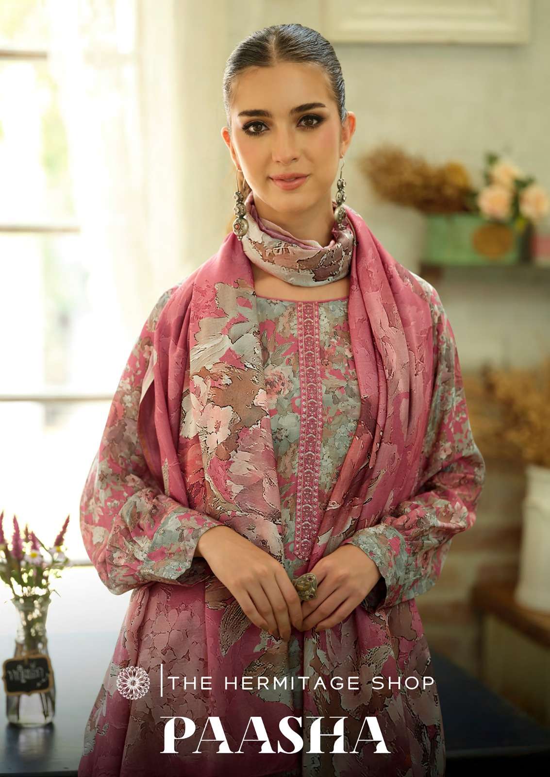 THE HERMITAGE SHOP PAASHA FEATHER LIGHT LUSTRE LAWN COTTON S...