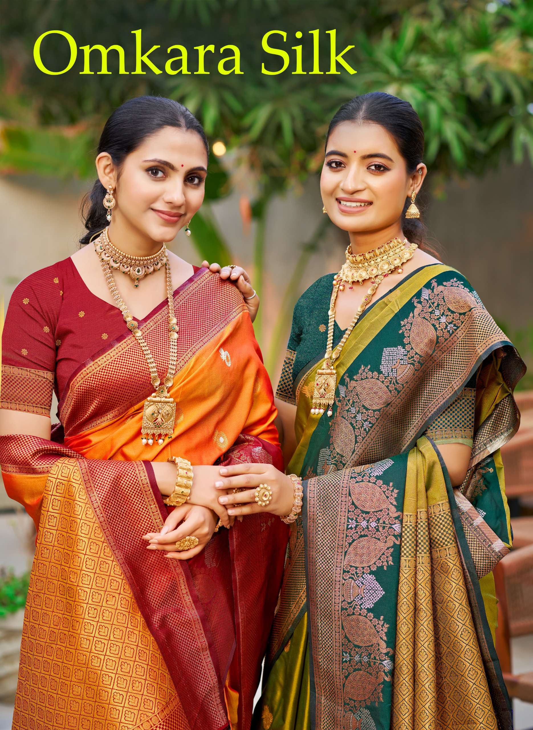  The Ultimate Festive Collection Bunawat Omkara Silk 1001 to...
