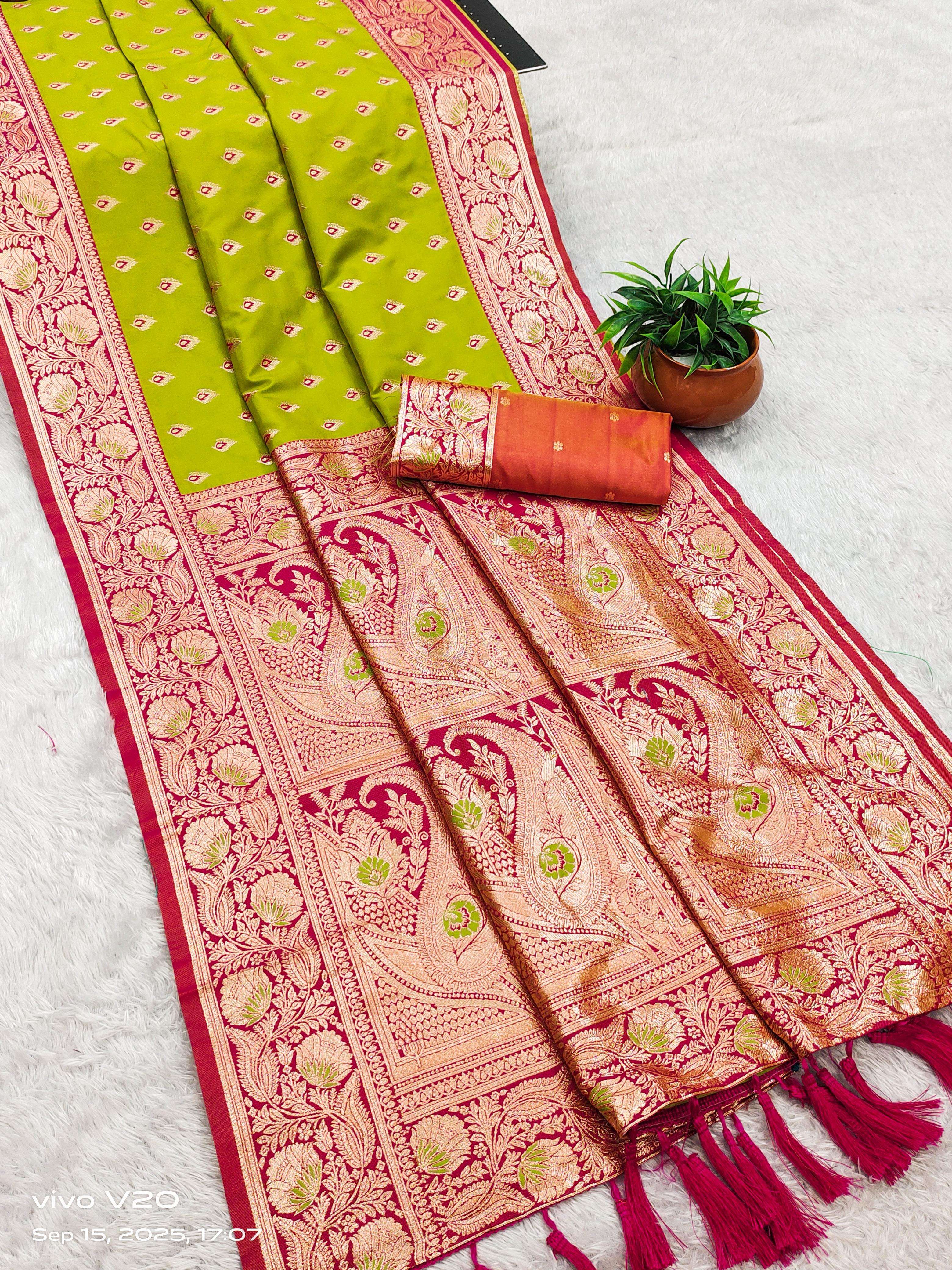 Trending Collection Diya Soft and luxury Banarasi silk beaut...