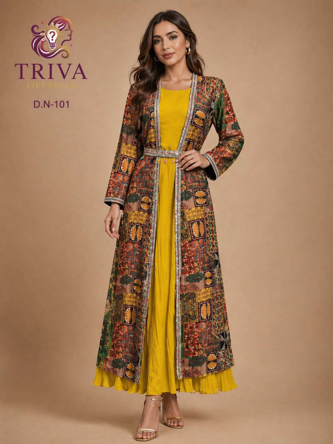 TRIVA LIFESTYLE EXCLUSIVE READYMADE SUIT BLOOMING GEORGETTE ...