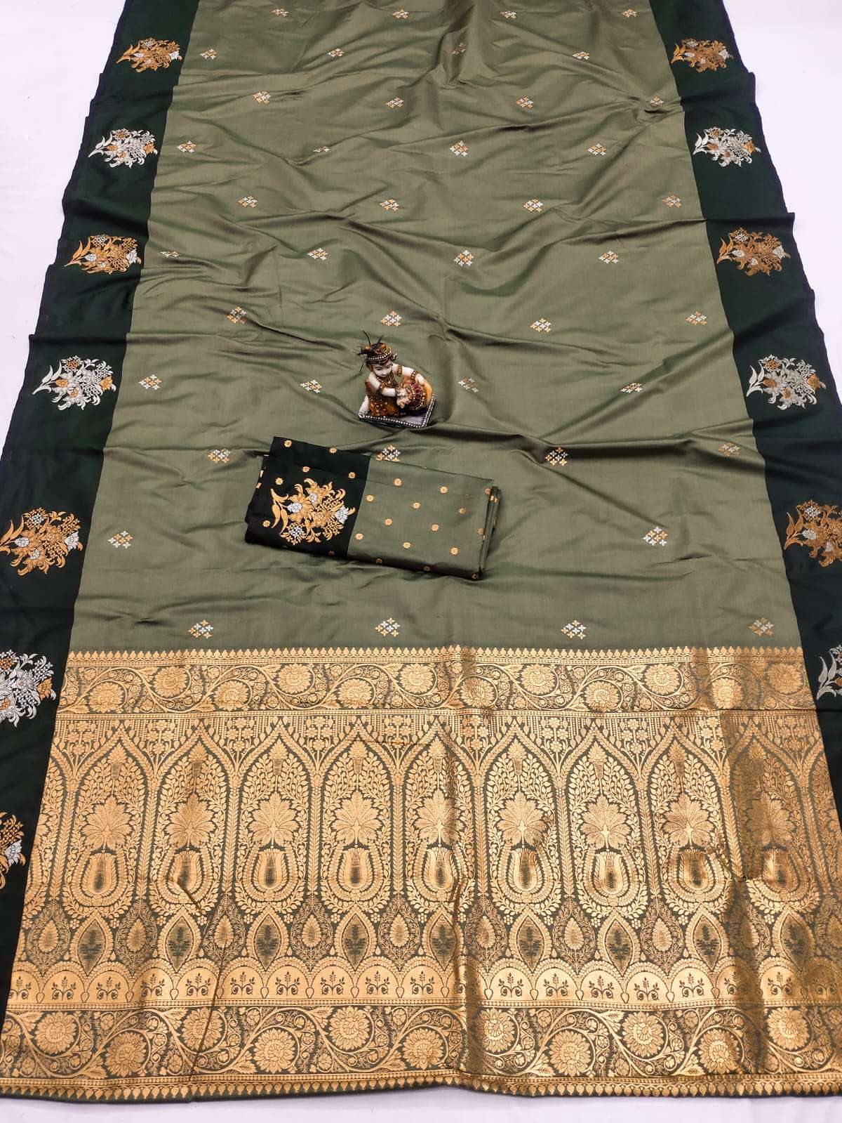  vedant Awesome Collection Super Soft Silk Fabric with attra...