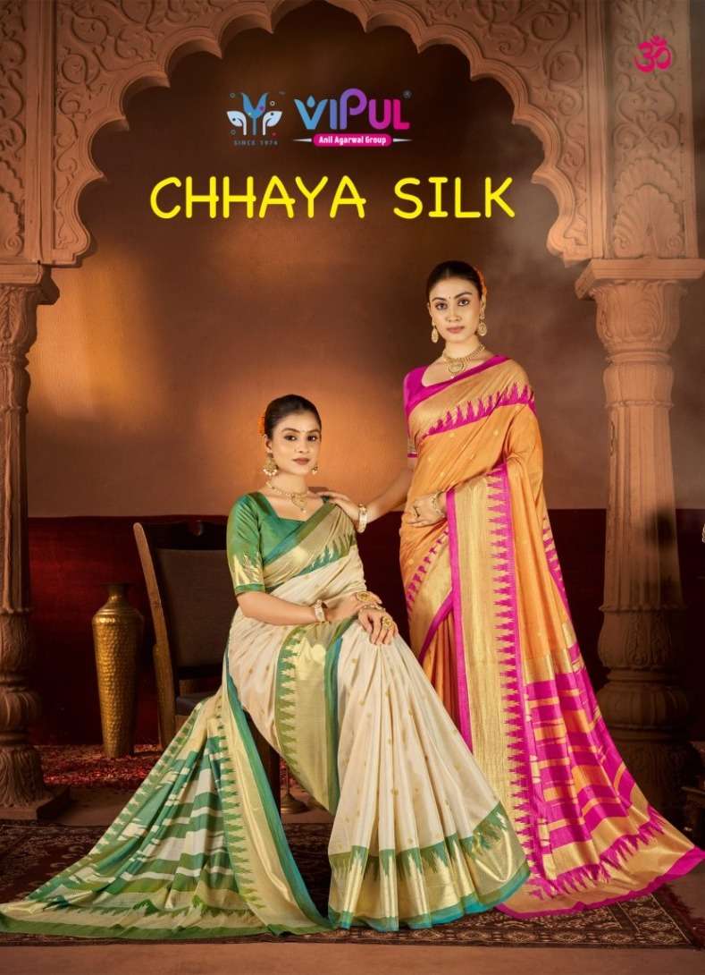 VIPUL SAREE CHHAYA SILK DESIGNER SAREES WEAR FOR FESTIVAL SP...