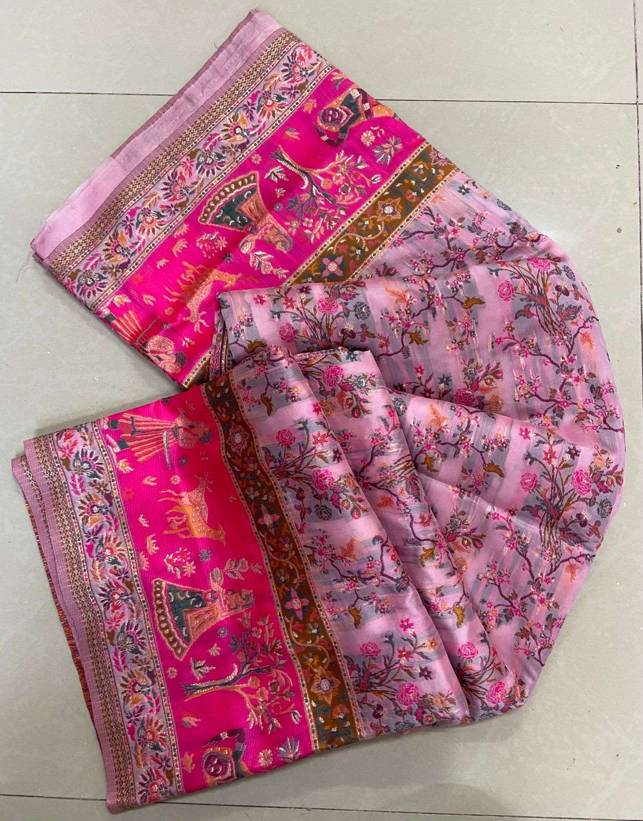 We are launching Pasmeena with heavy weaving work with multi...