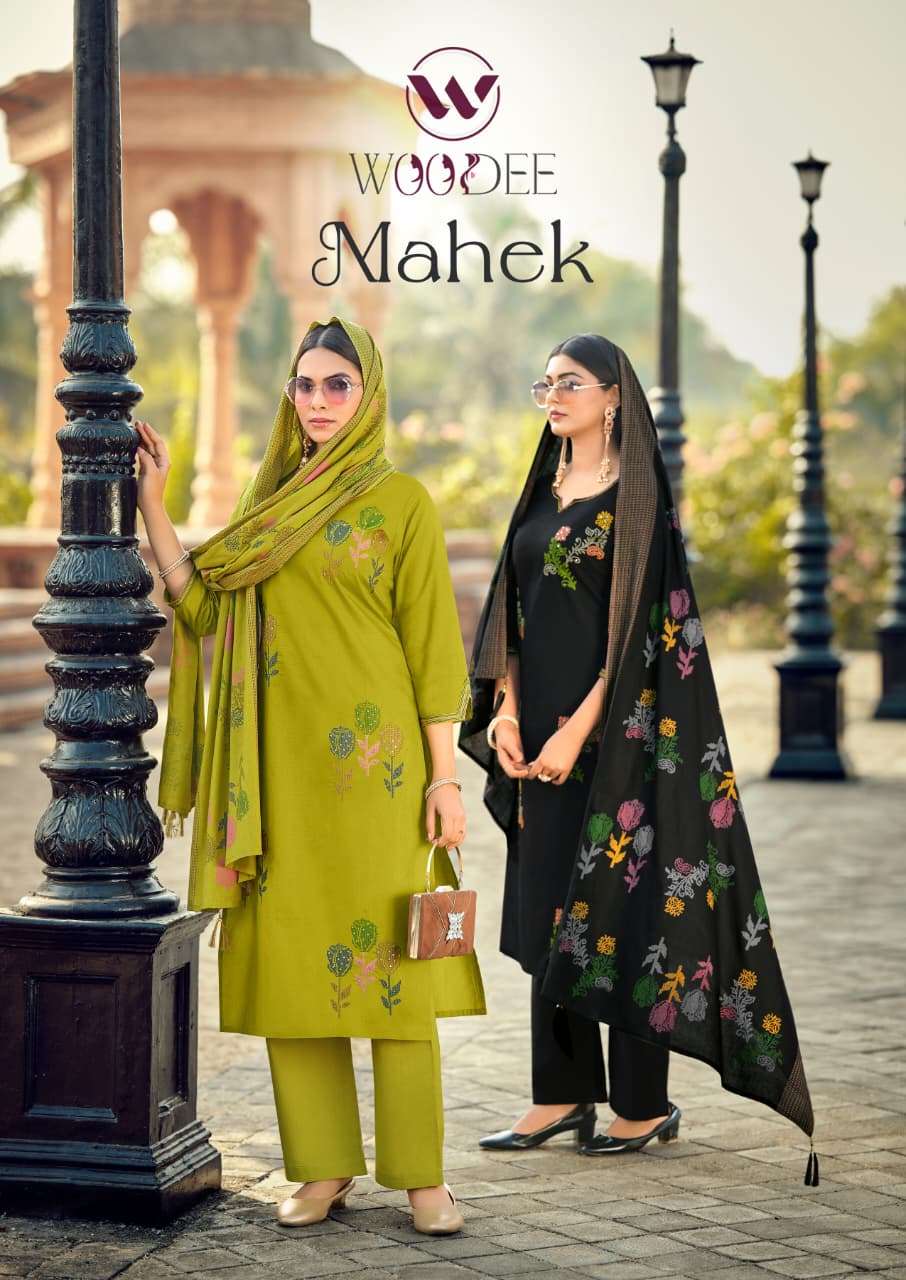 WOODEE MAHEK STRAIGHT CUT 3 PCS CONCEPT SOFT COTTON 3 PIECE ...