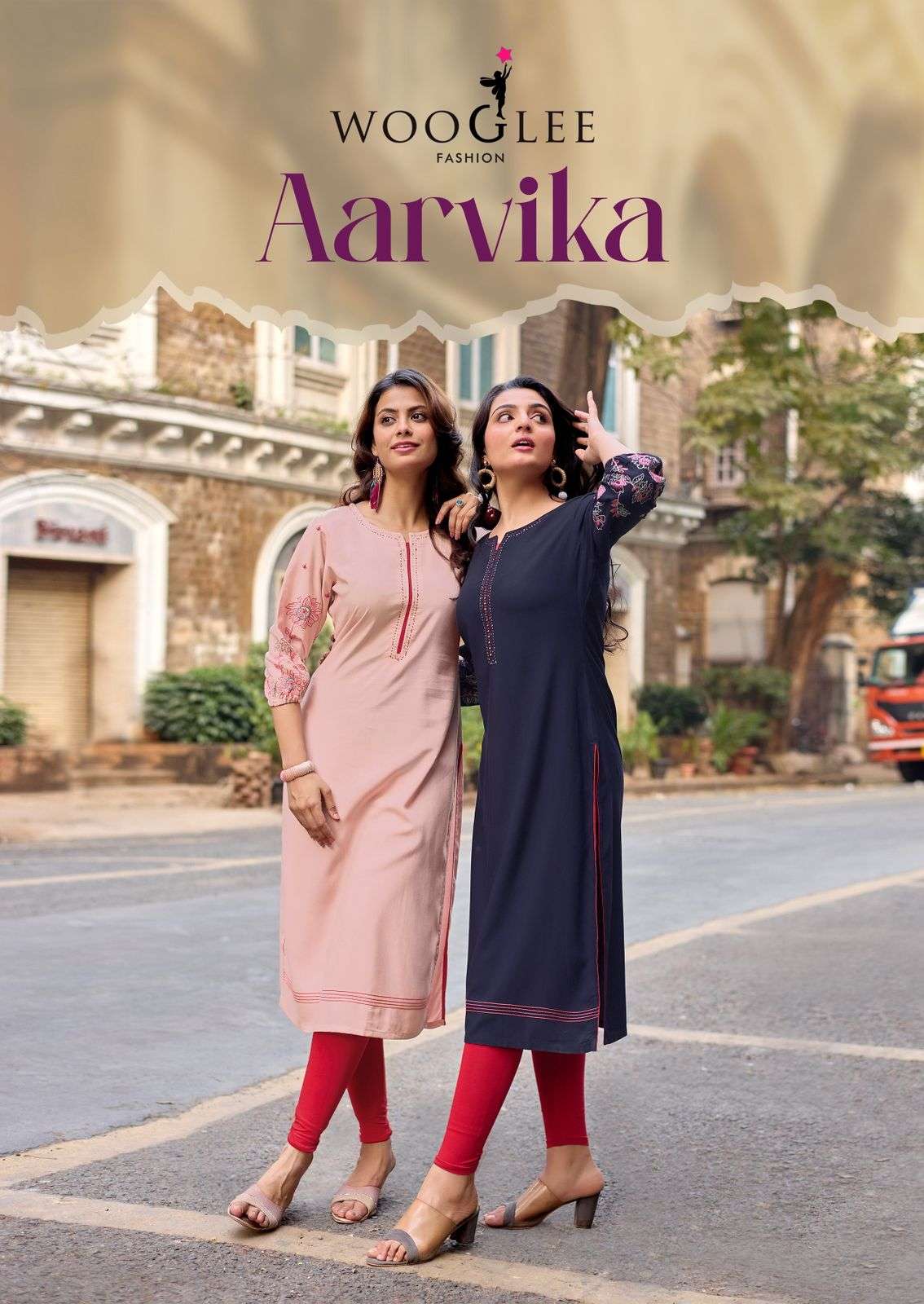 WOOGLEE AARVIKA RAYON FABRIC KURTI FOR SIMPLE LOOK DAILY WEA...