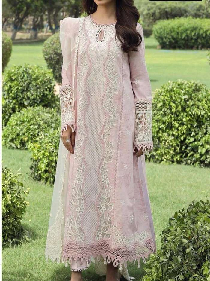 ZIAAZ DESIGNS 865 & 872 COTTON FABRIC EMBROIDERY PAKISTANI S...
