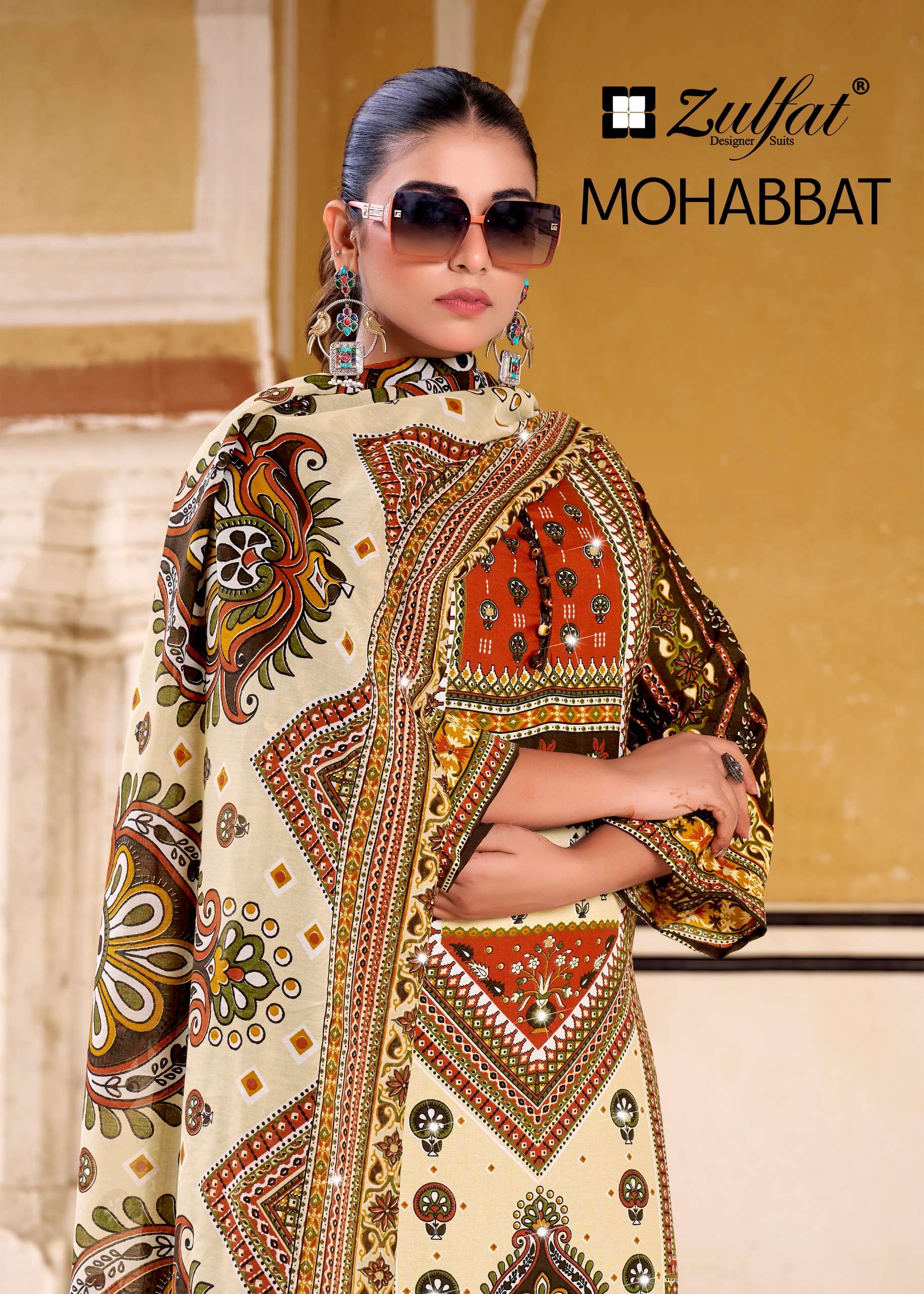 ZULFAT DESIGNER SUITS MOHABBAT EXCLUSIVE DESIGNER PURE LADIE...