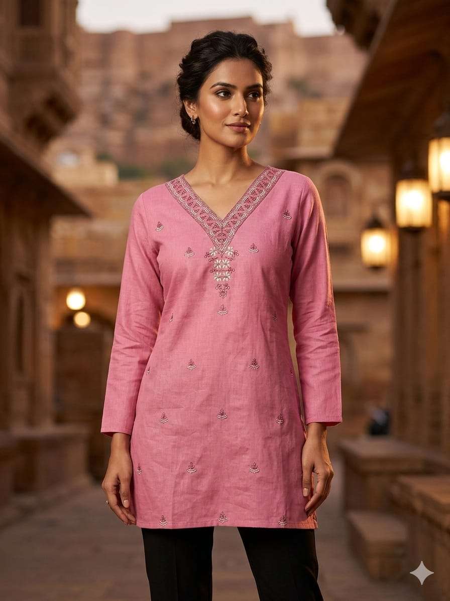 743 KHAZANA SHORT TOPS HEAVY RAYON KURTI REGULAR CLOTHING RE...
