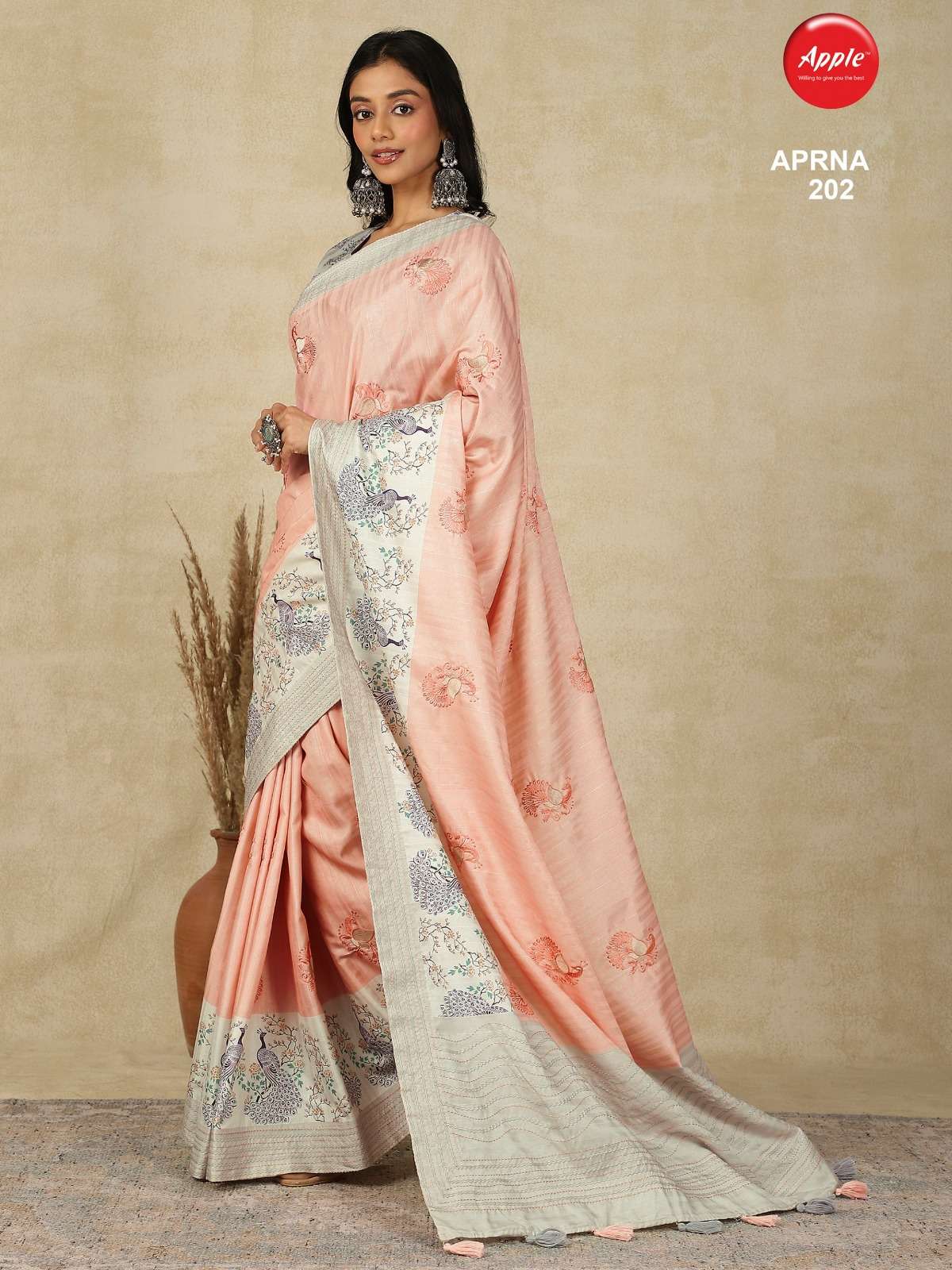 APPLE APARNA VOL 2 BEAUTIFUL AND FANCY TRIPUR SILK CLASSIC F...
