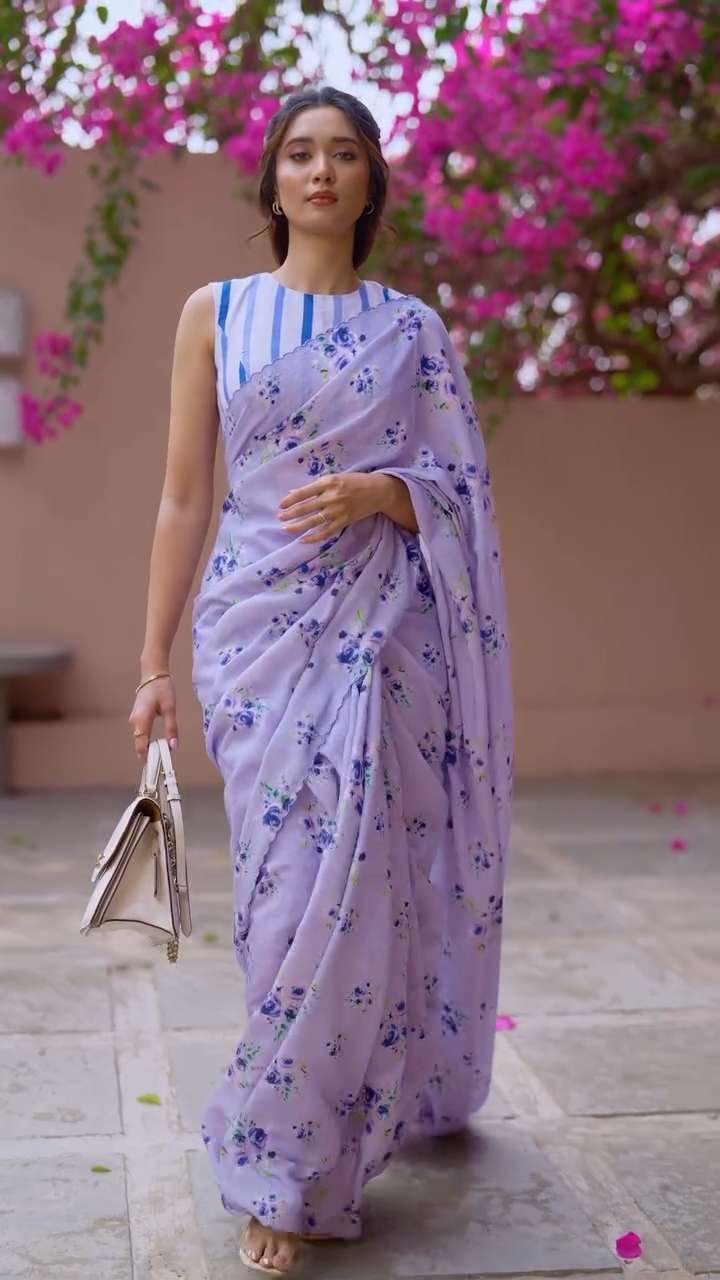 beautiful and classic and pure purple colour Soft Linen fanc...
