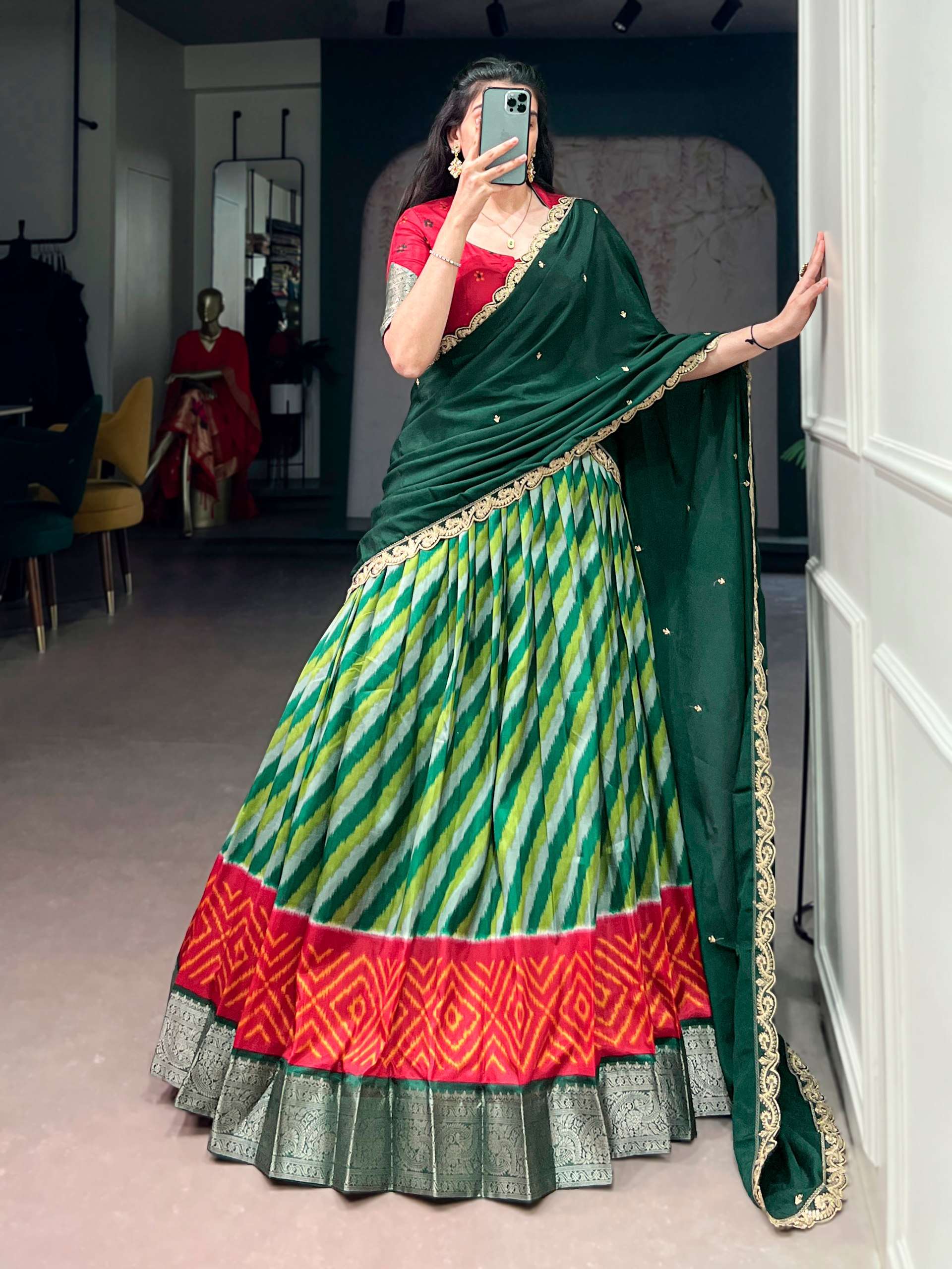 beautiful Tasar Tale colour and classic with sophisticated s...