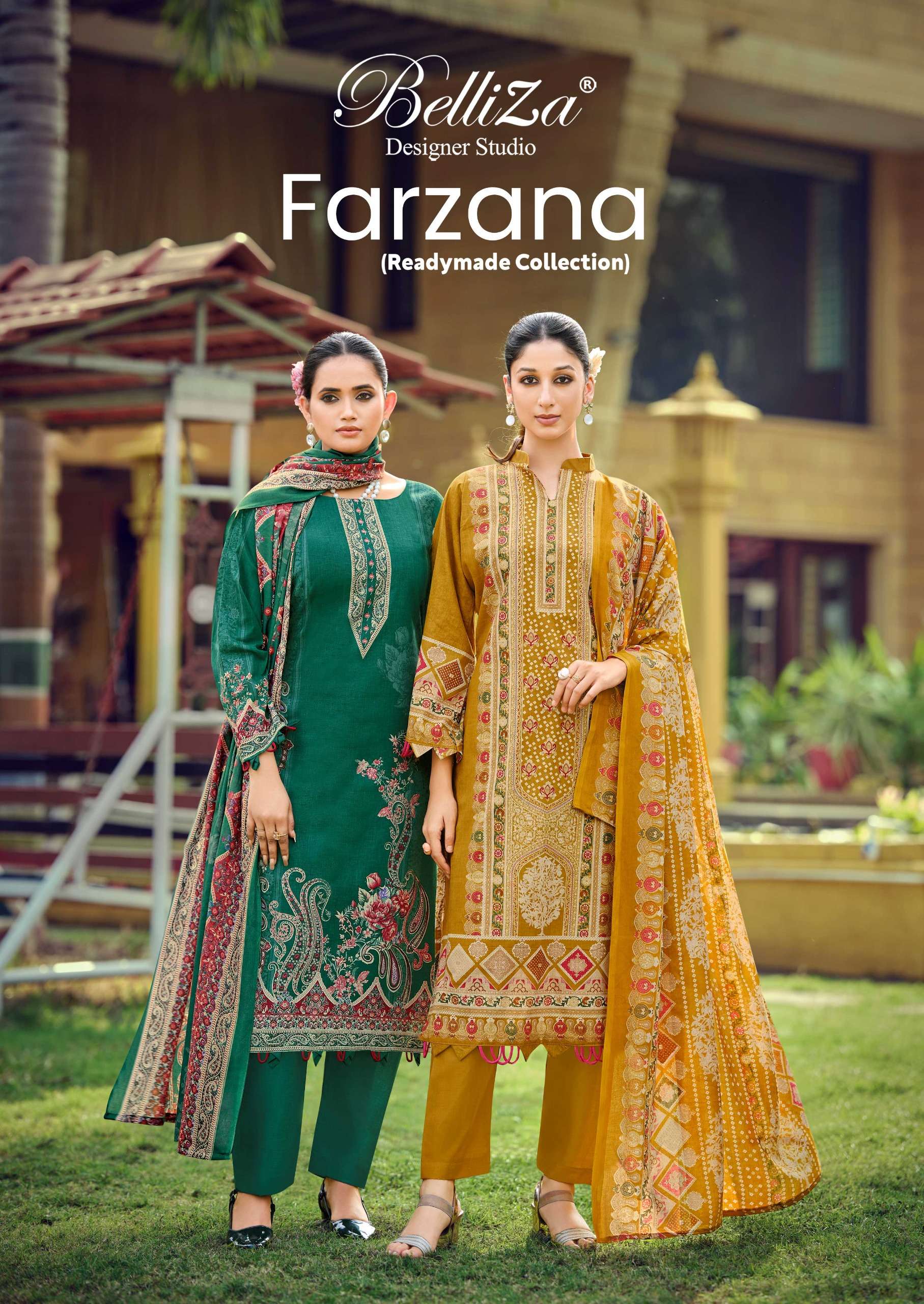 BELLIZA DESIGNER STUDIO FARZANA PURE COTTON DIGITAL PRINT SA...