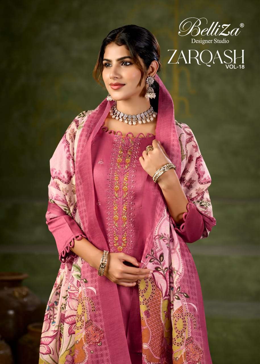 BELLIZA DESIGNER STUDIO ZARQASH VOL 18 JAM WITH DESIGNER WOR...