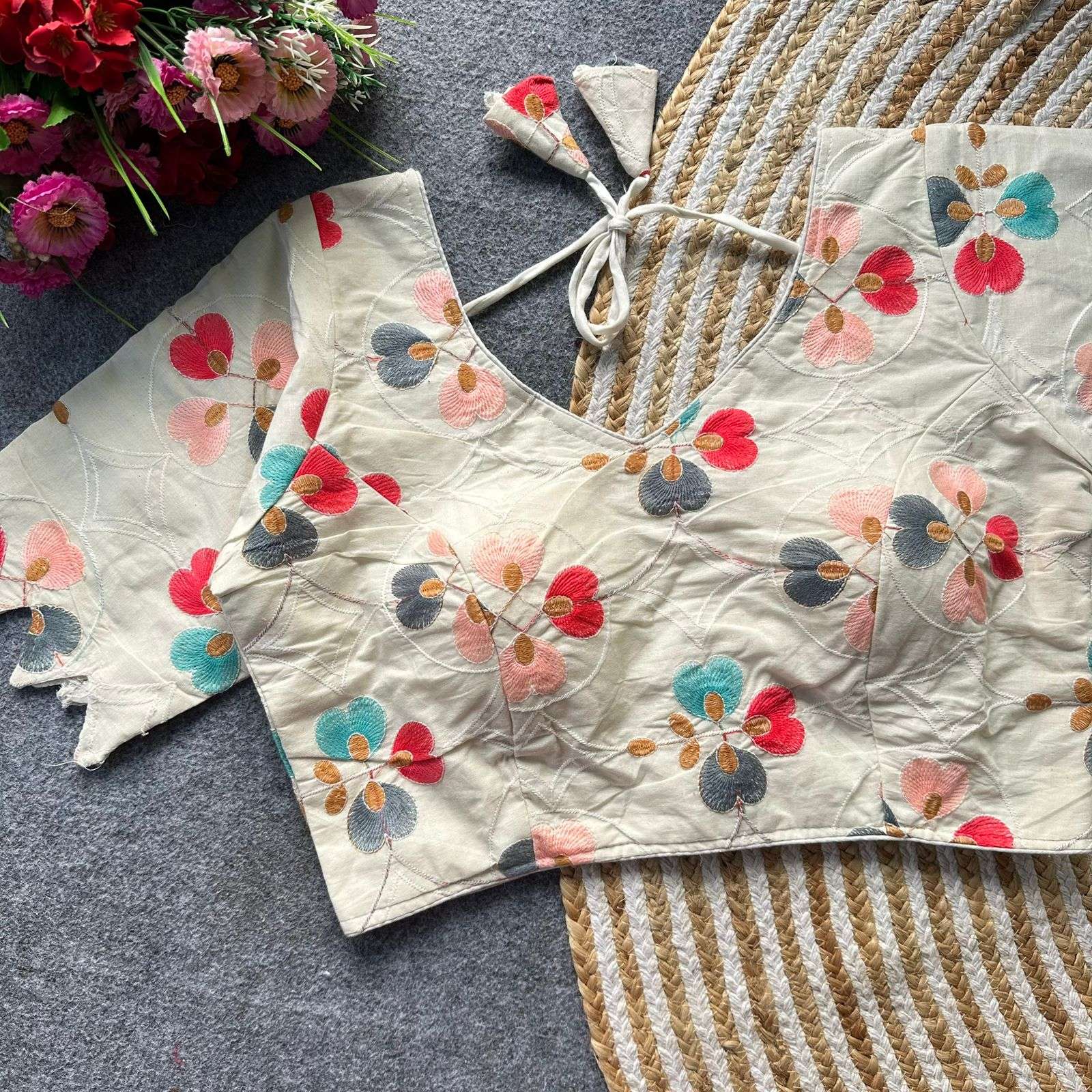  CutWorks presenting a original Khadi cotton fabric with be...