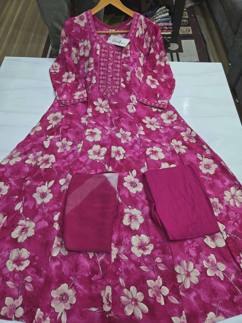 DVEEJA FASHION CINDRELLA SERIES REYON FOIL PRINTS KALLI 3 PC...