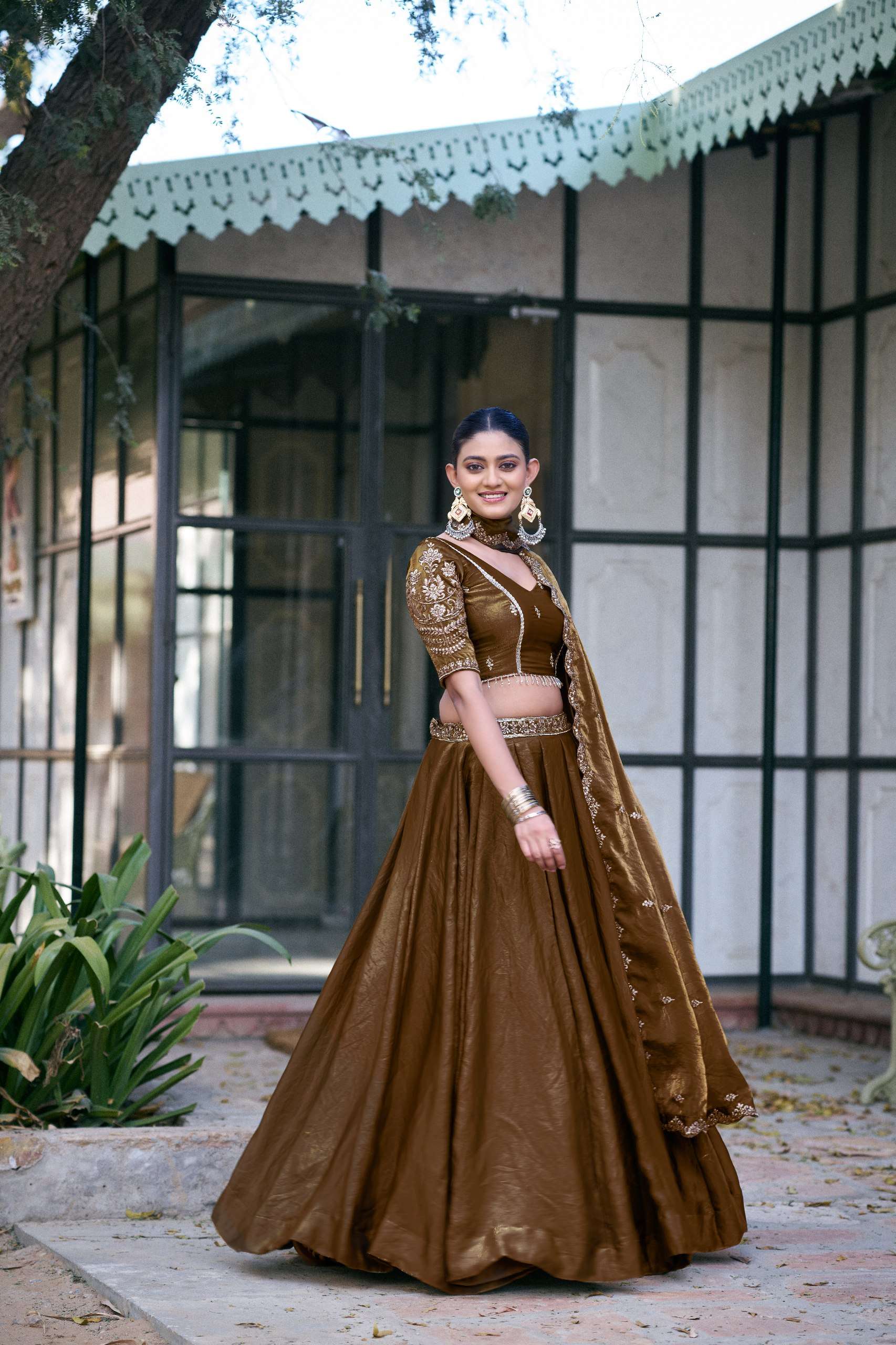Elakshi This dreamy pastel lehenga choli give you perfect pi...